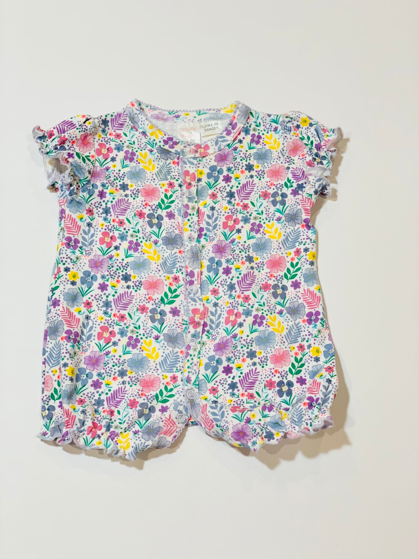 Floral romper - Size 00