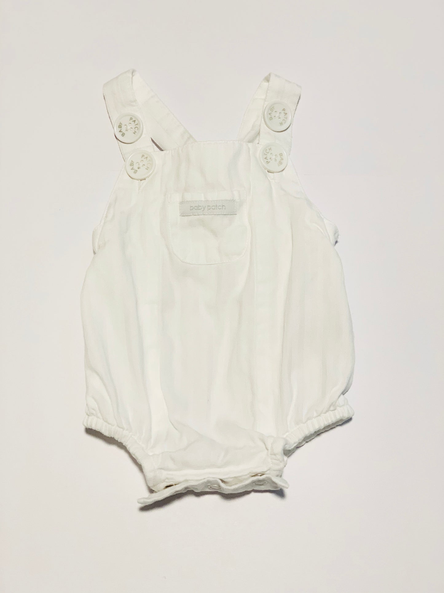 White cotton romper - Size 0000