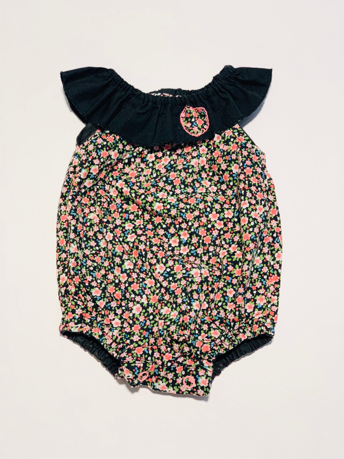 Floral romper - Size 0000