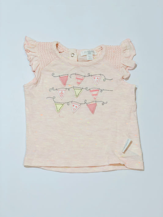 Bunting tee - Size 000