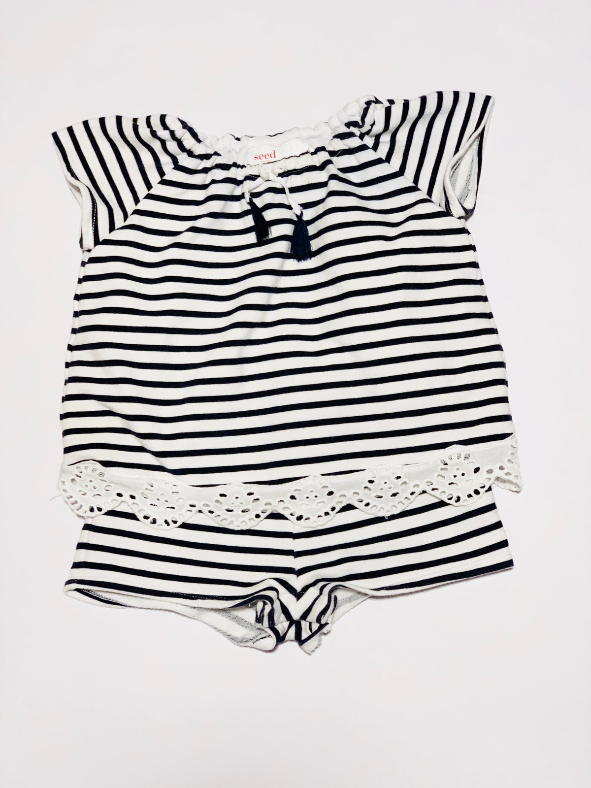 Striped romper - Size 0