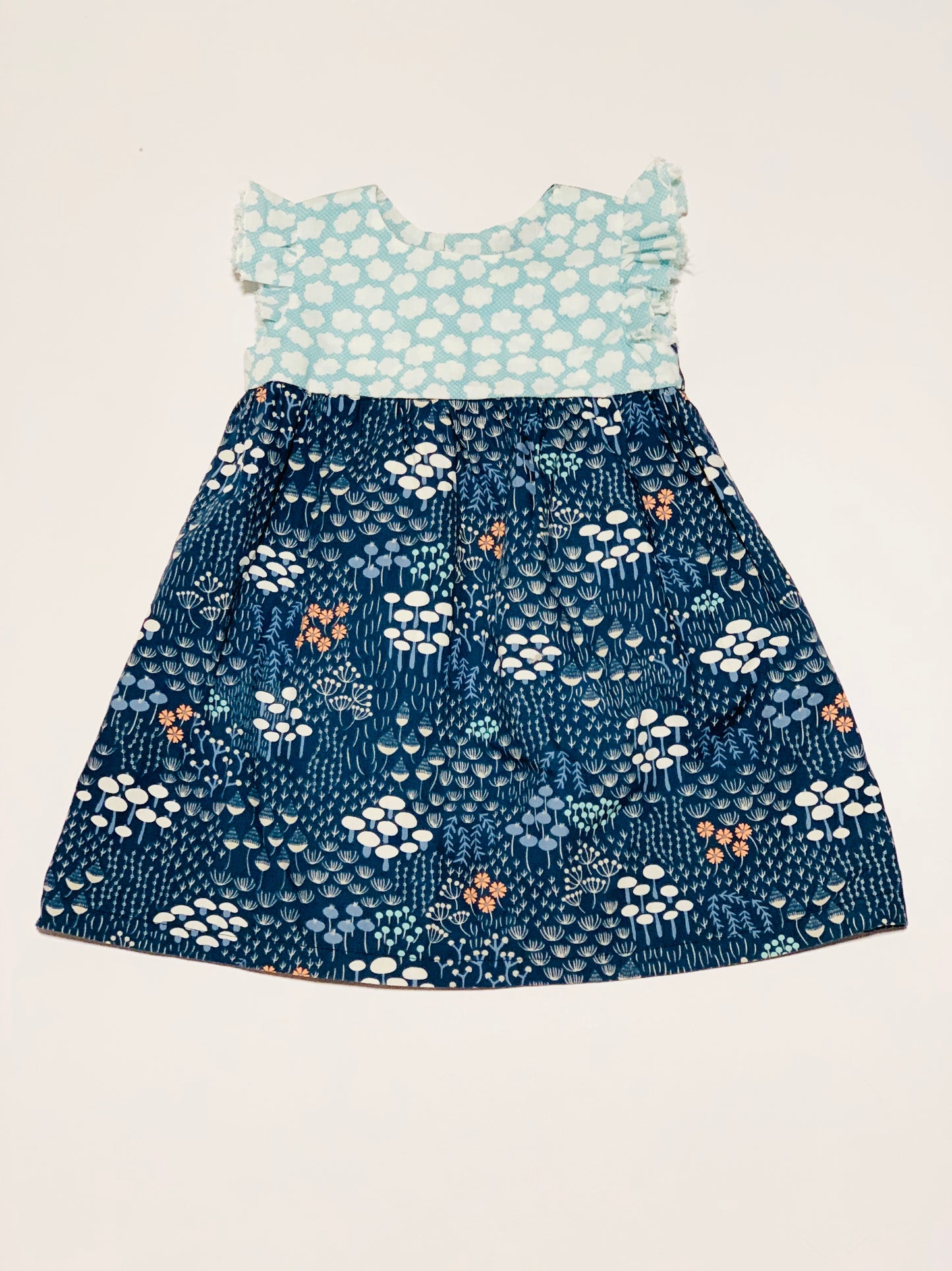Mushrooms and clouds dress - Size 0