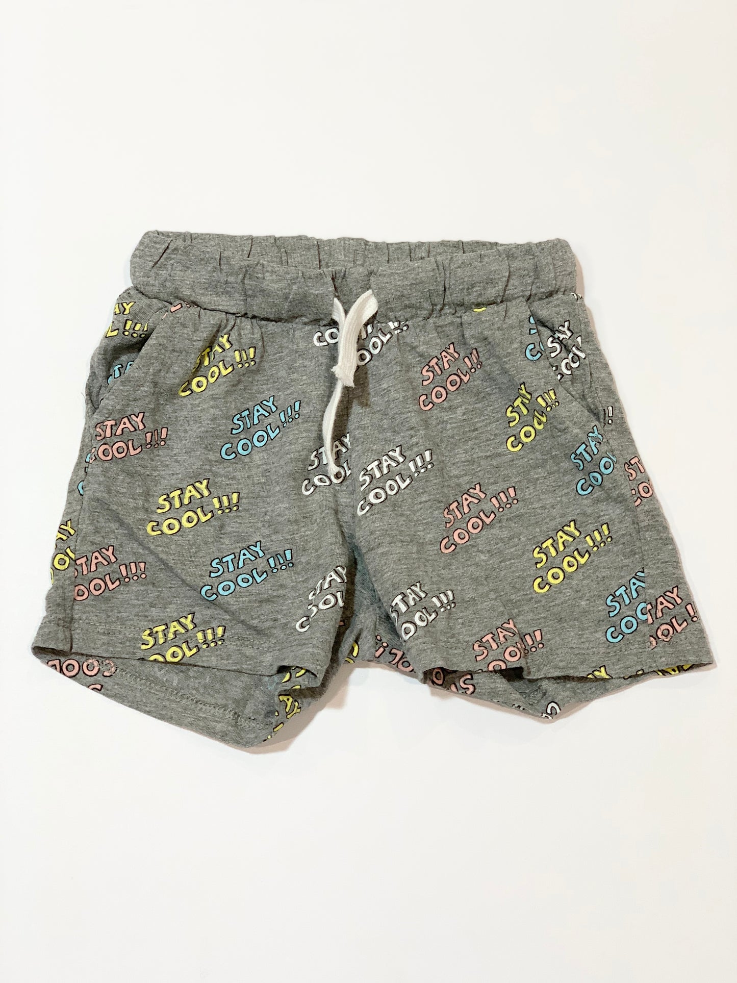 Grey jersey shorts - Size 1