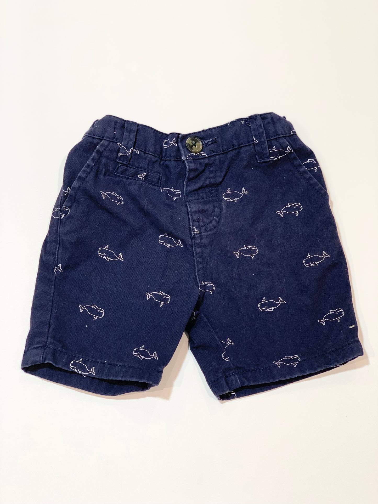 Navy whale shorts - Size 1