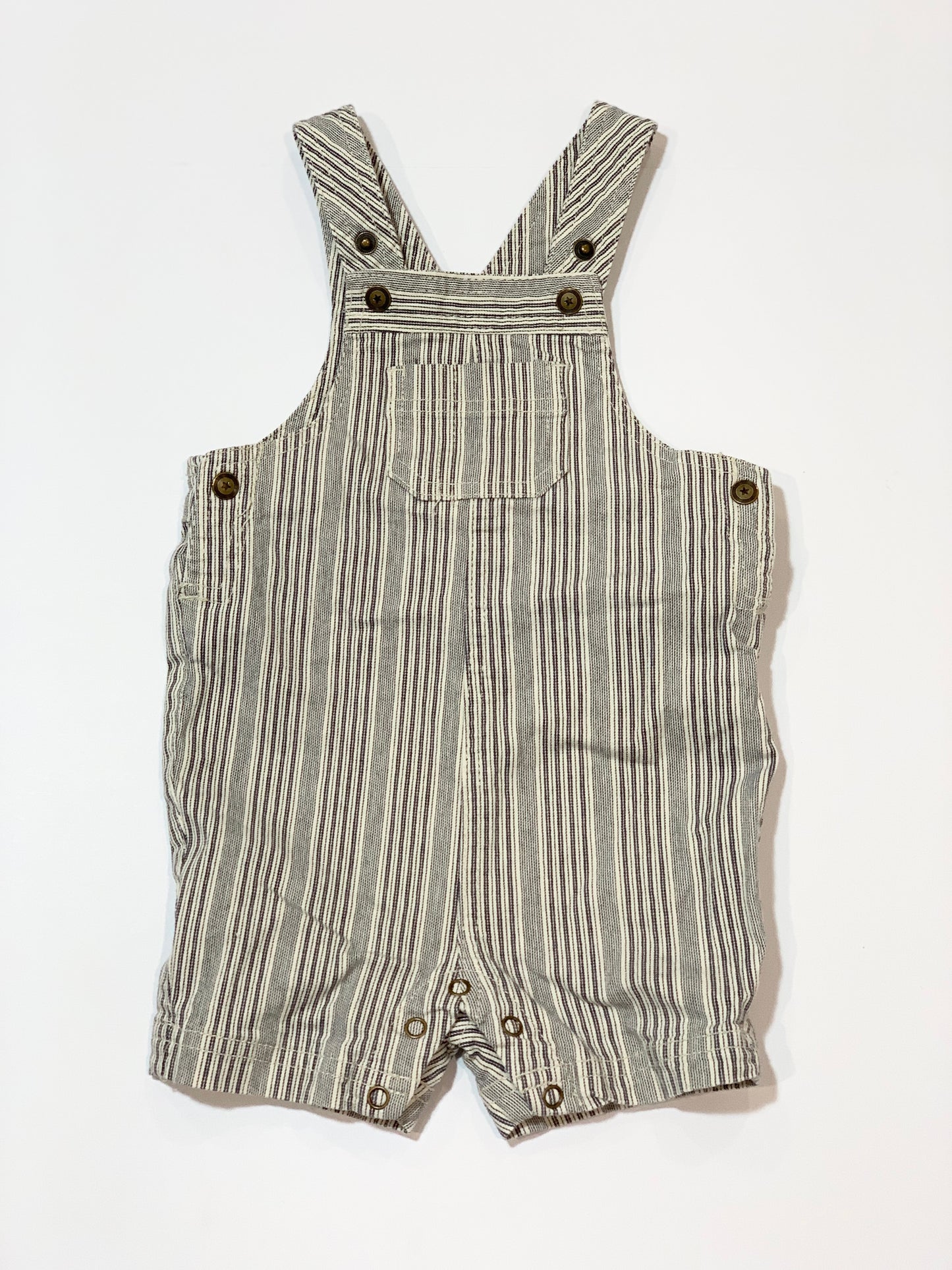 Striped overalls - Size 1