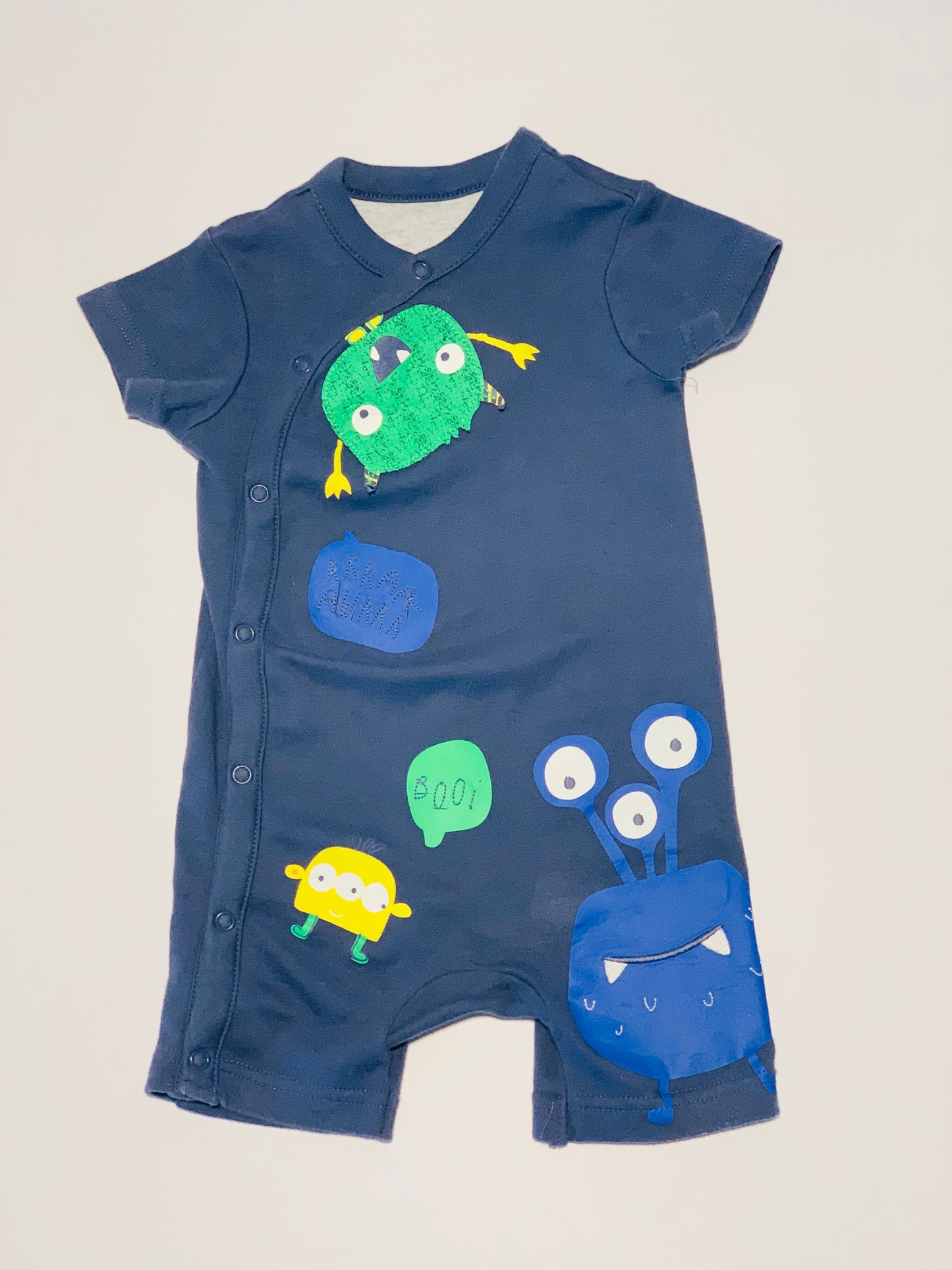 Monsters romper - Size 6-9 months