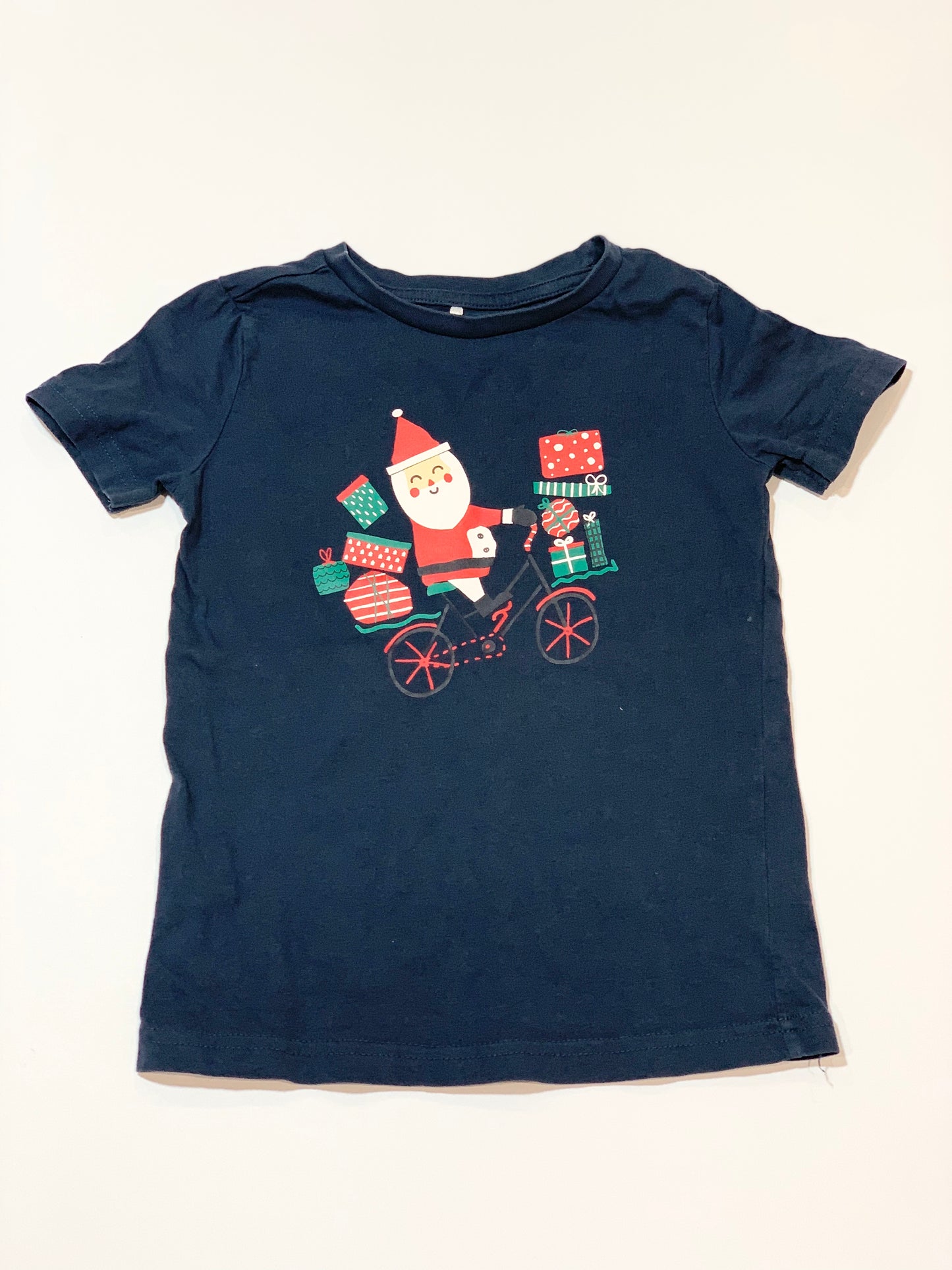 Navy Santa tee - Size 3
