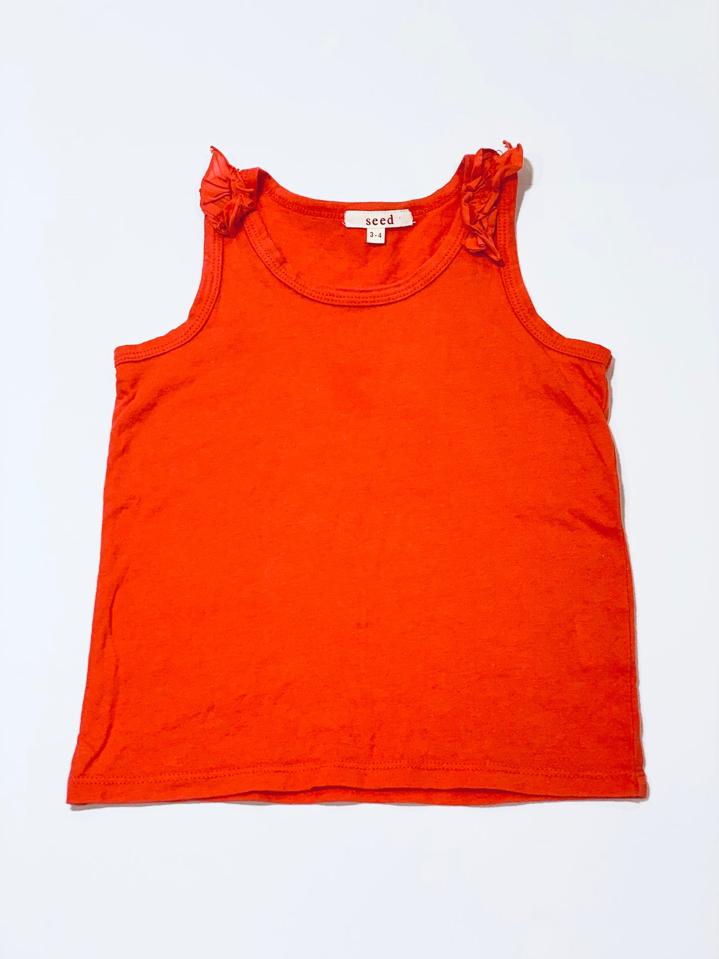 Ruffle tank - Size 3-4