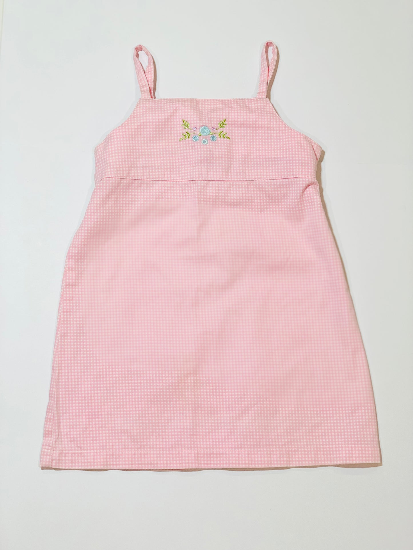 Pink checkered dress - Size 3