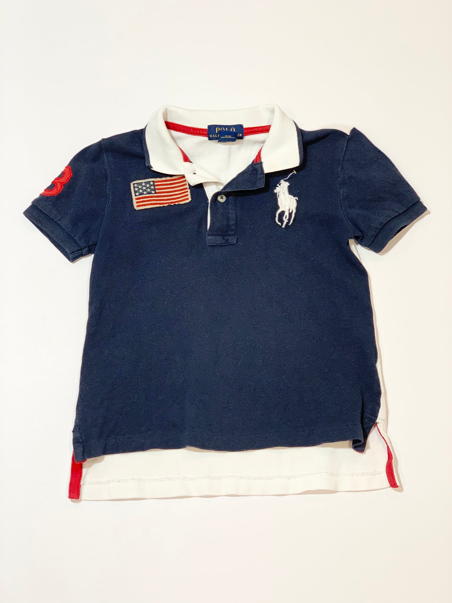 Navy polo shirt - Size 3
