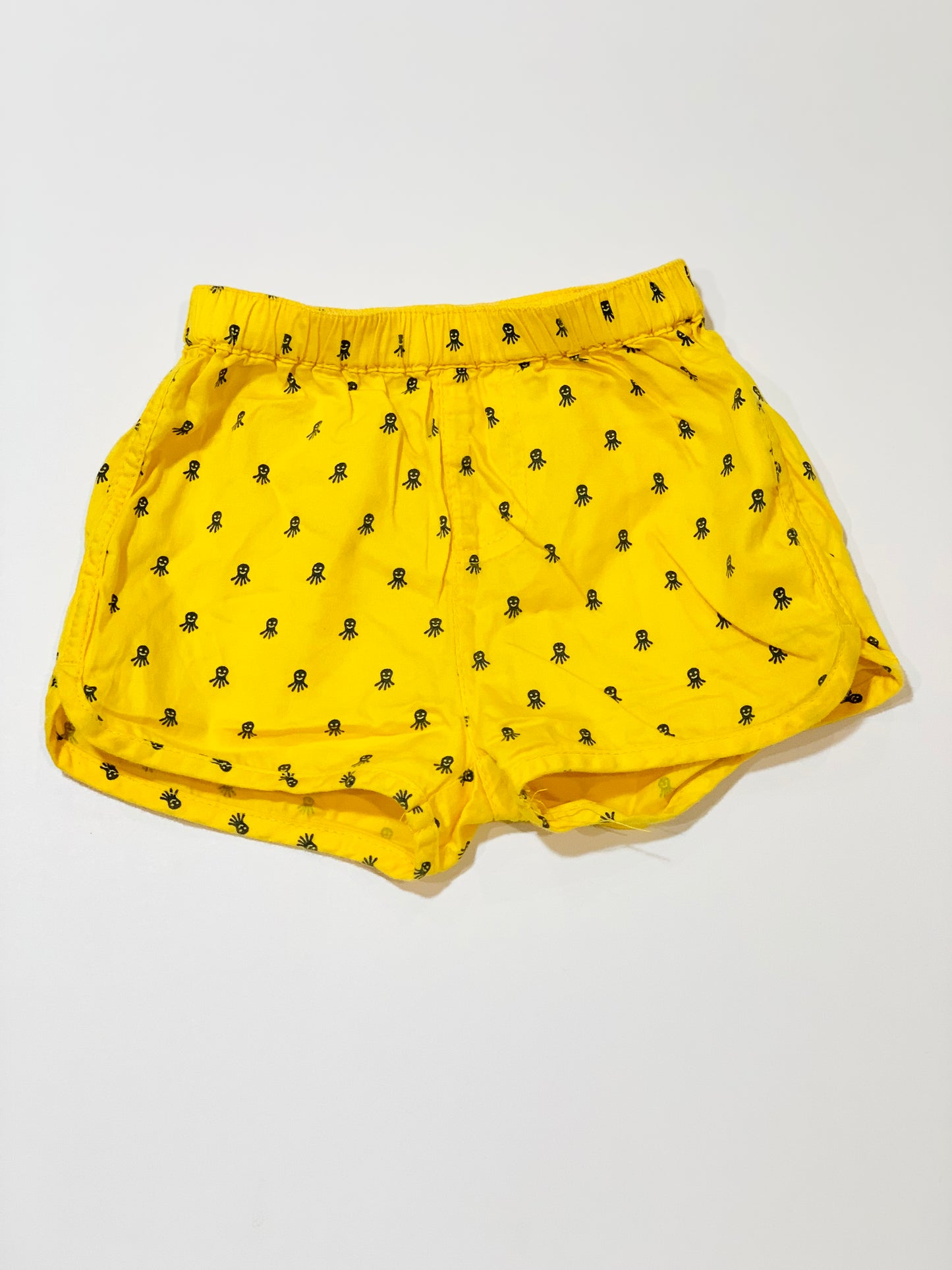 Yellow octopus shorts - Size 0