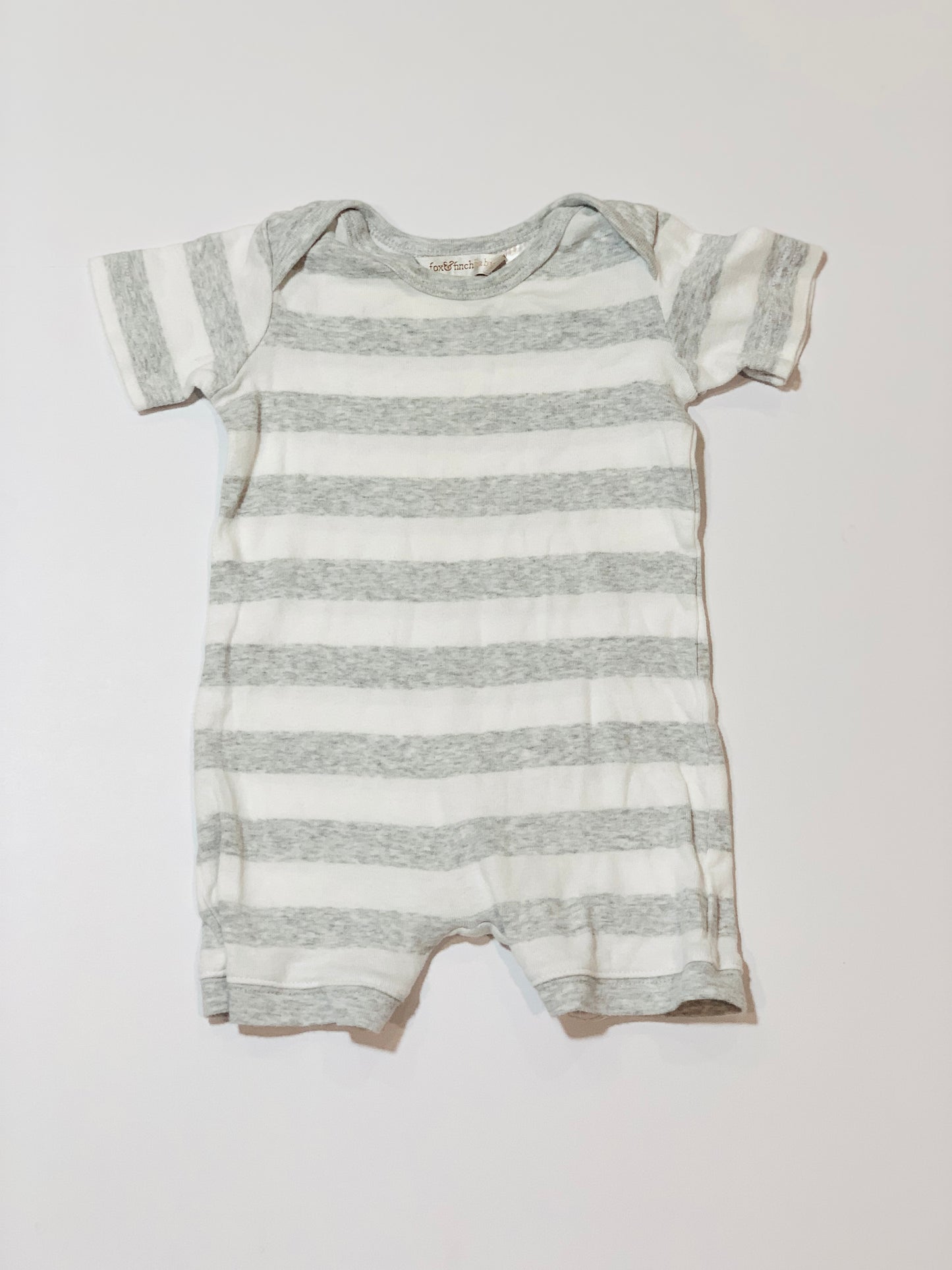 Striped romper - Size 9 months