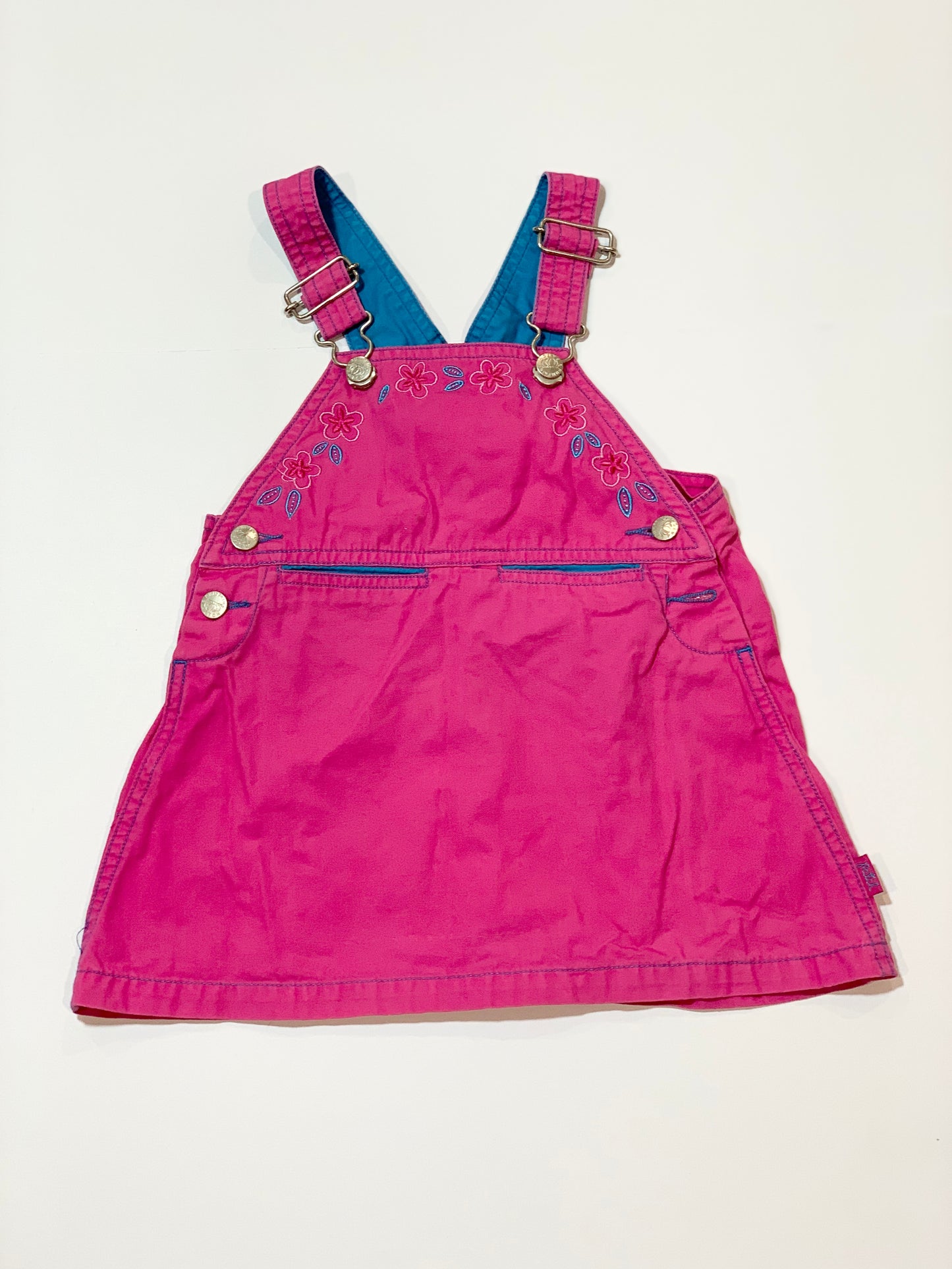 Pink pinafore - Size 2