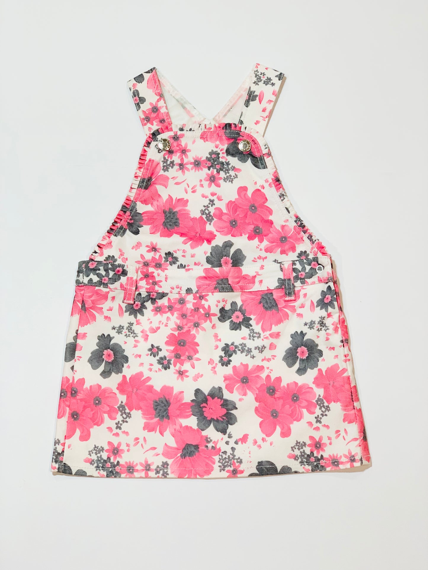 Floral pinafore - Size 2