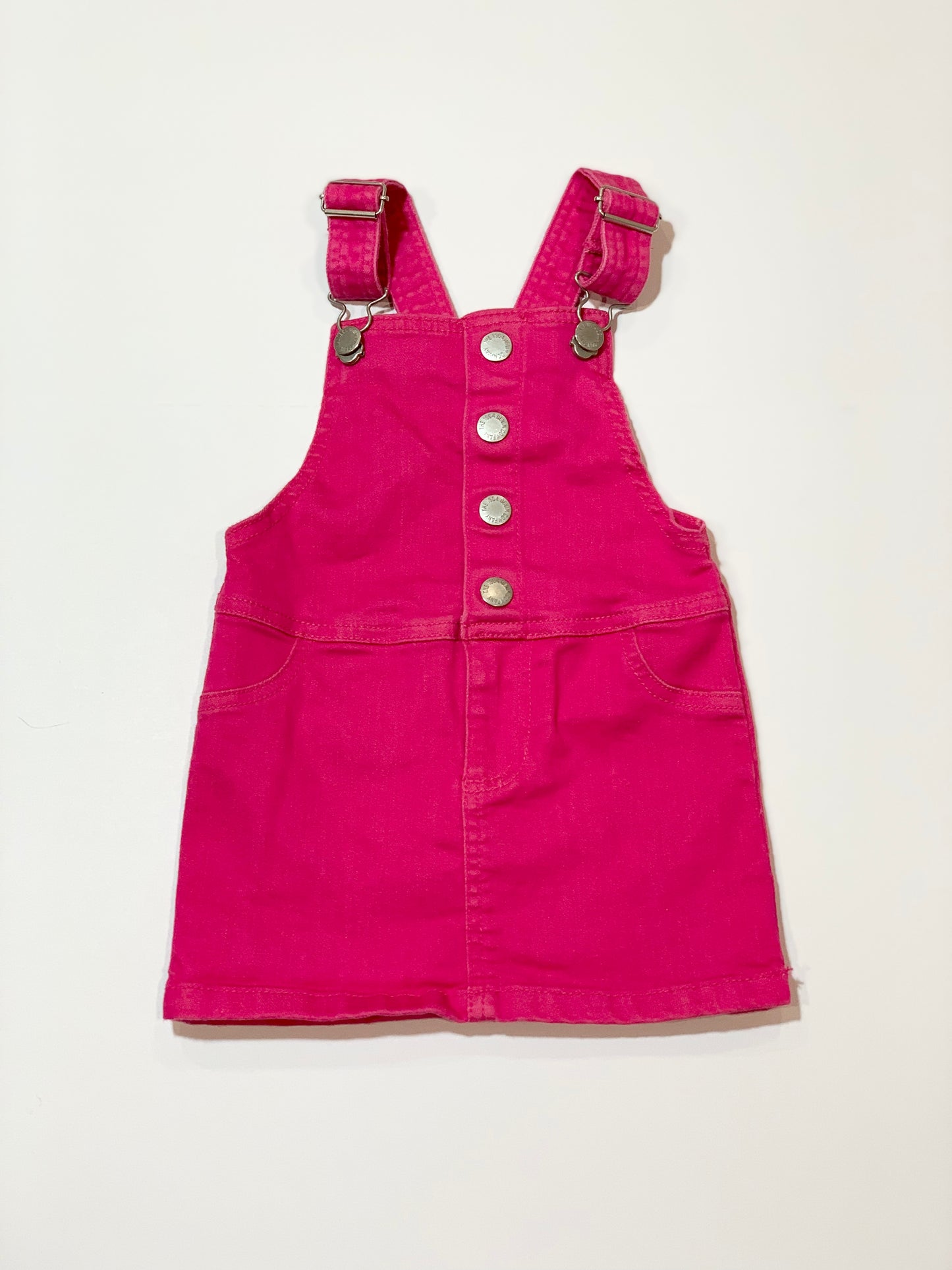 Pink pinafore - Size 2