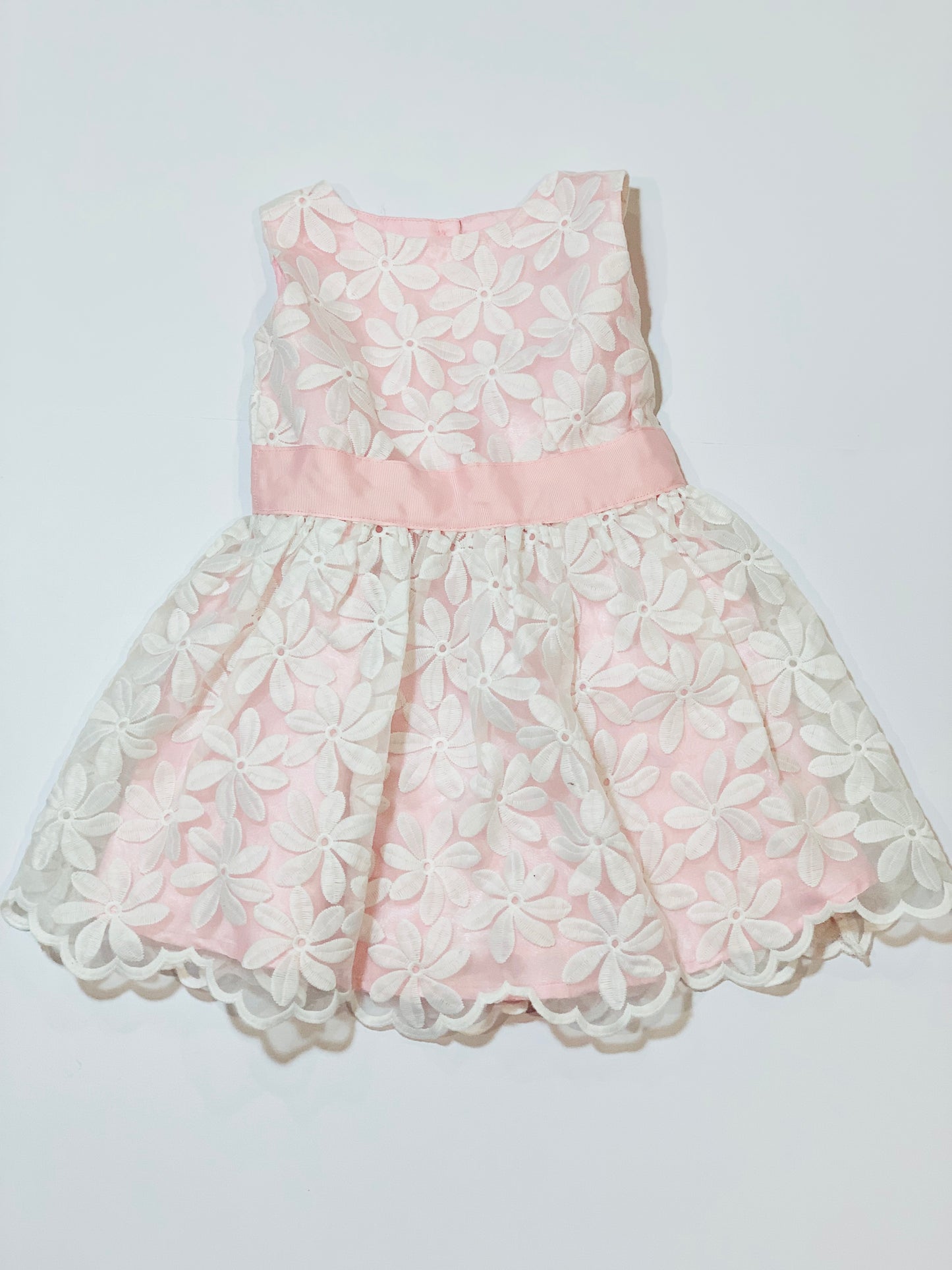 Pink floral dress - Size 2