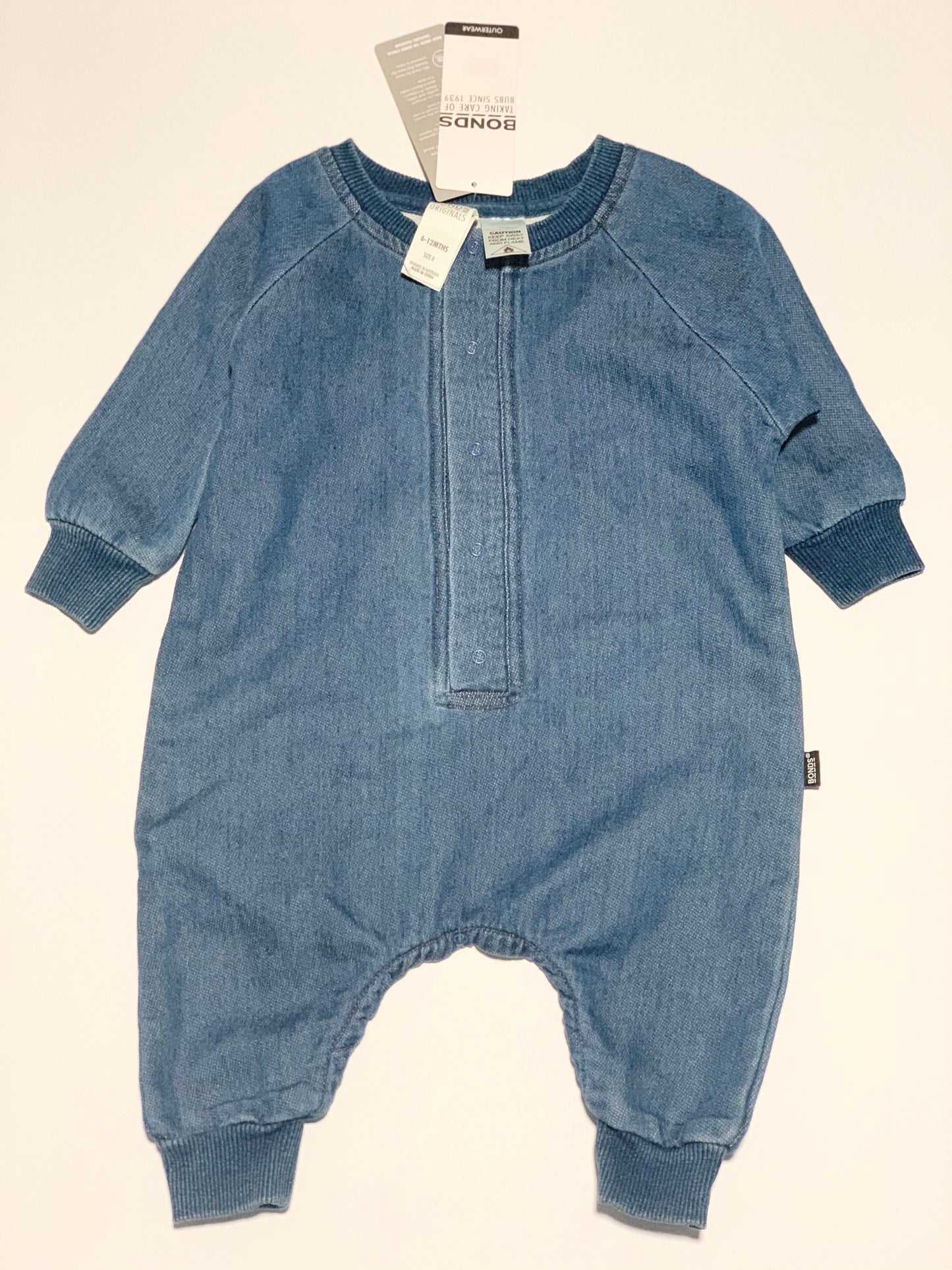 Blue denim coverall brand new - Size 0