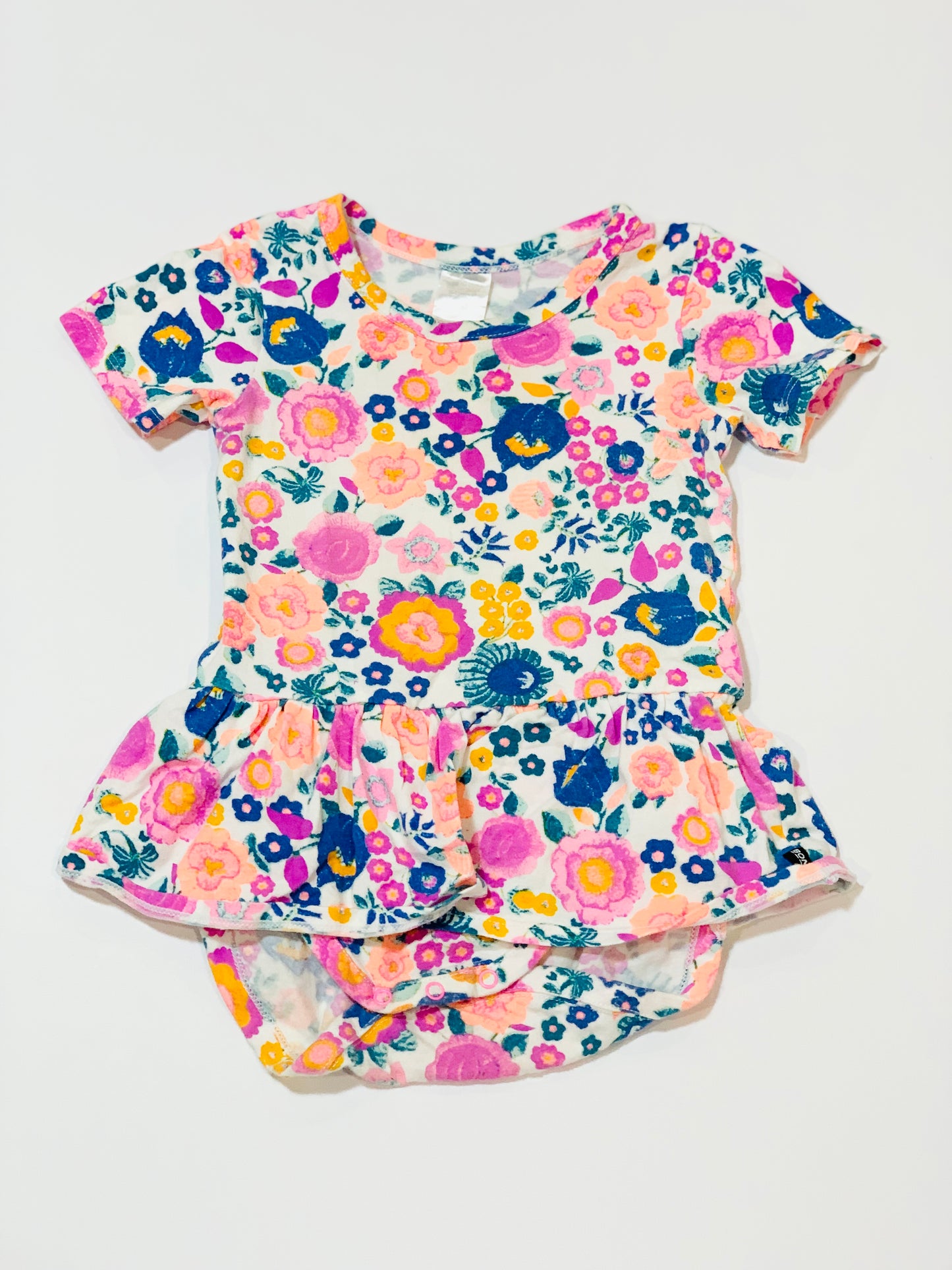 Floral dress bodysuit - Size 1