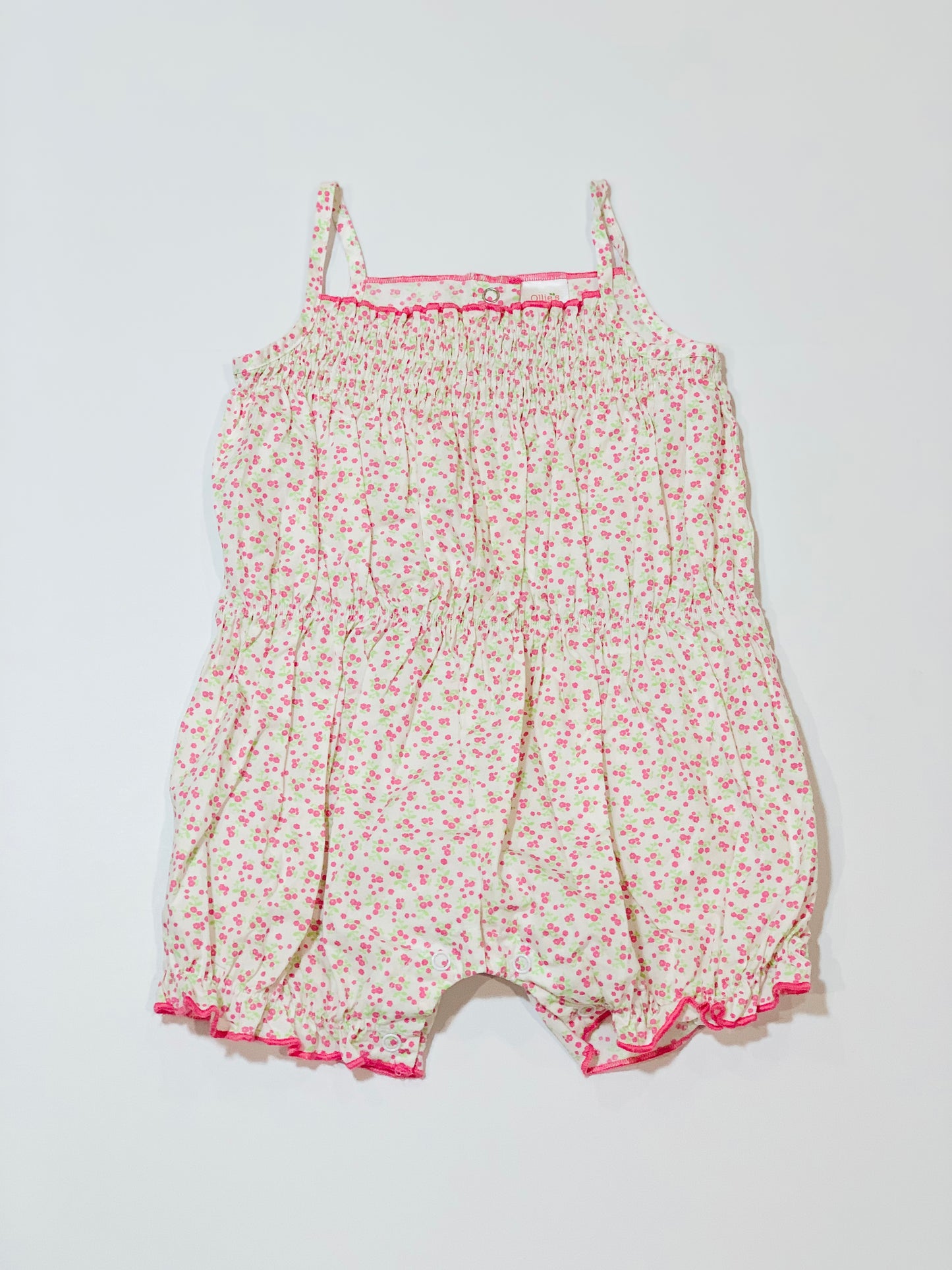 Floral romper - Size 1