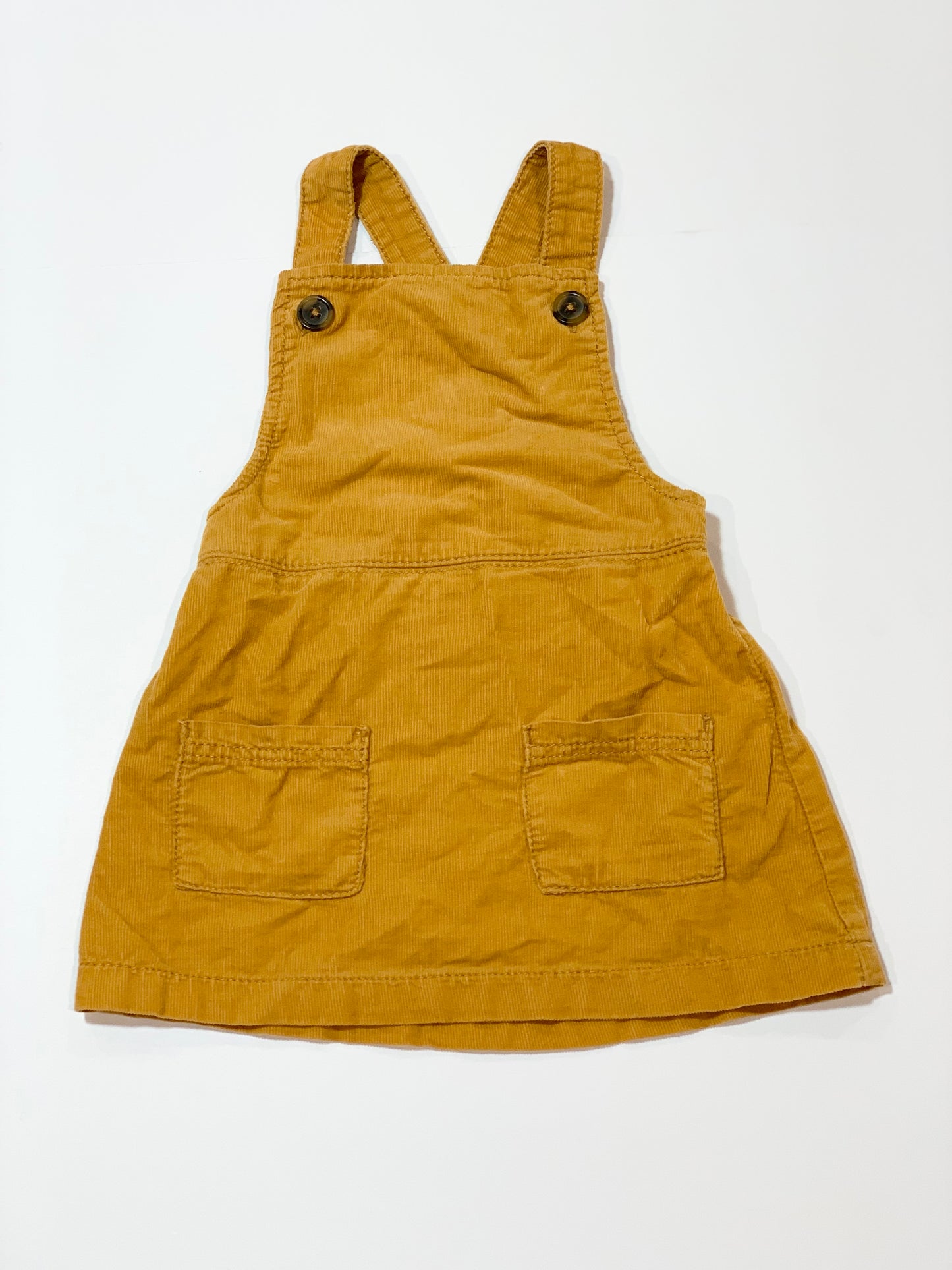 Corduroy pinafore - Size 1