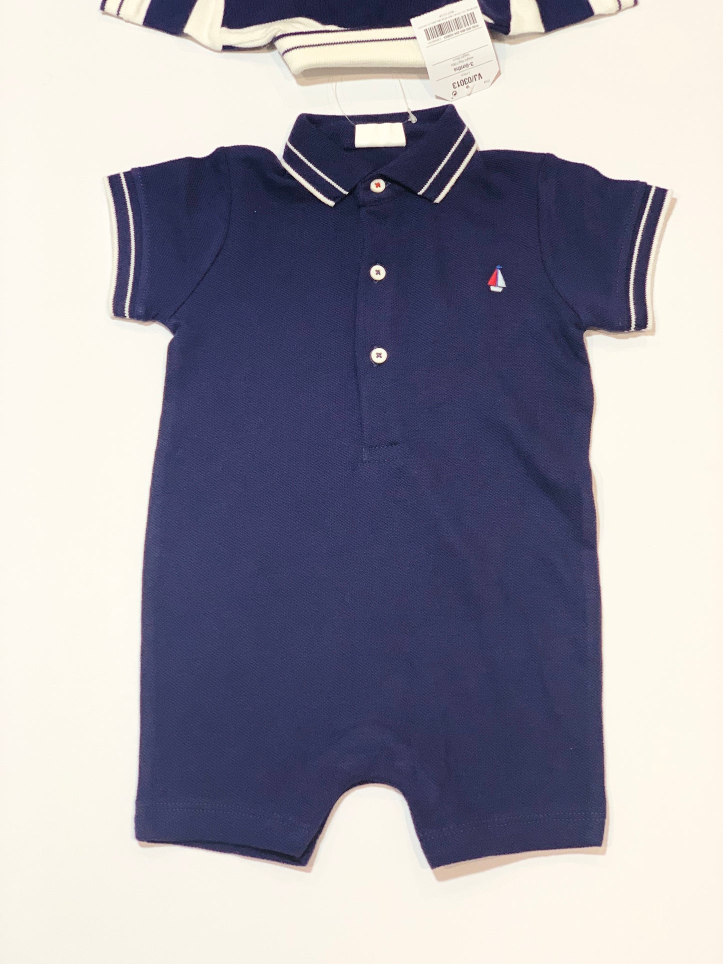 2 x polo rompers brand new - Size 00