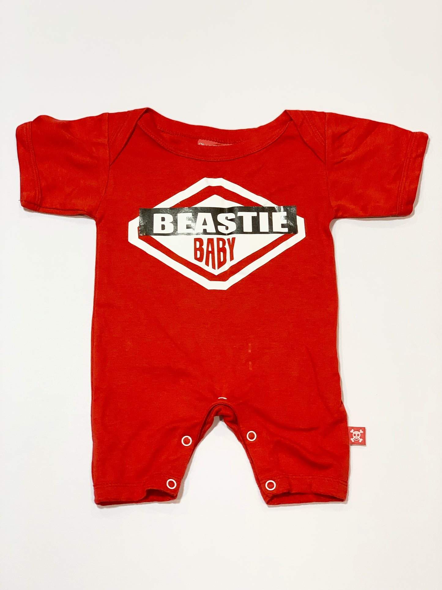 Beastie baby romper - Size 0-6 months