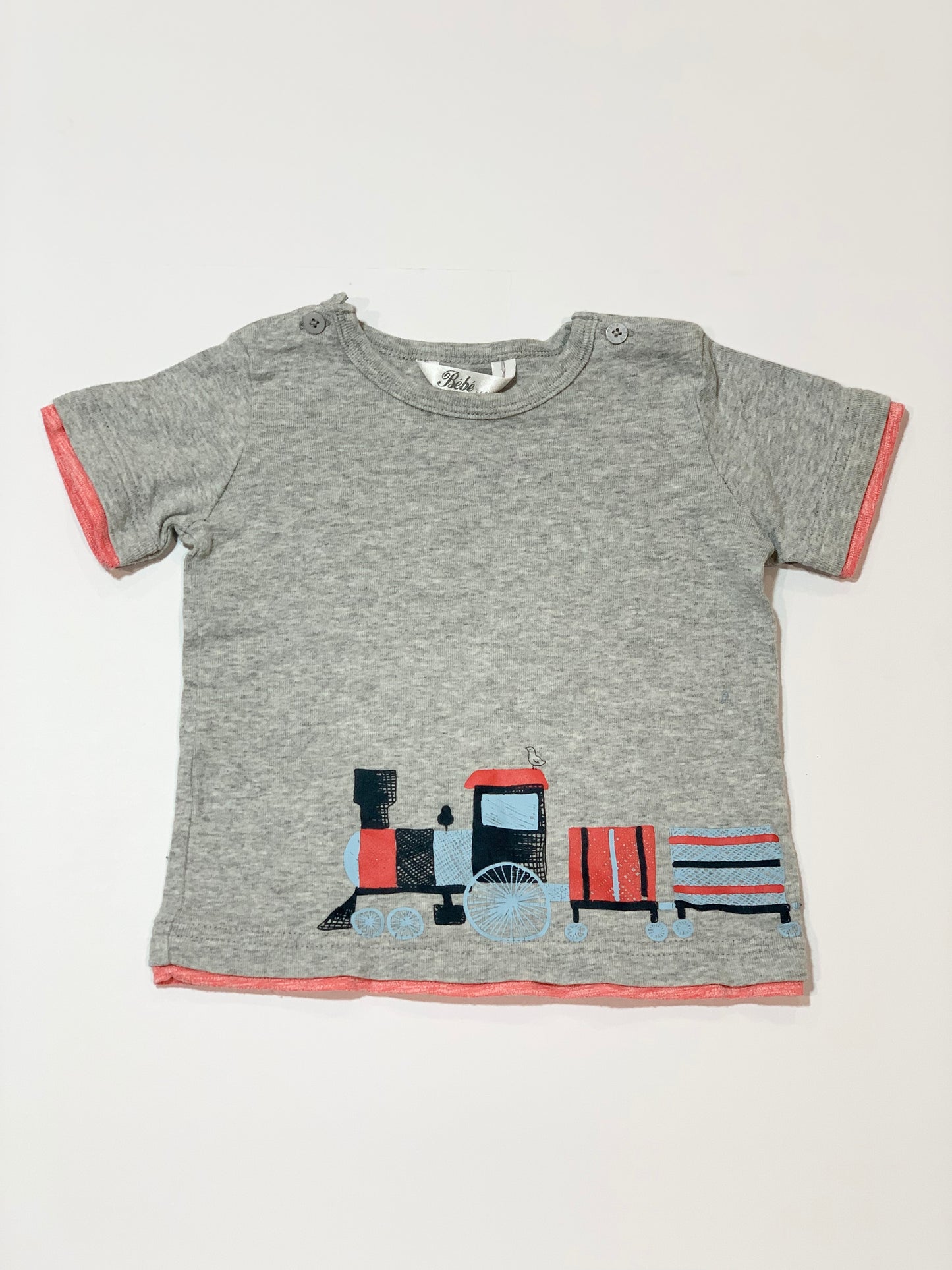 Grey train tee - Size 1