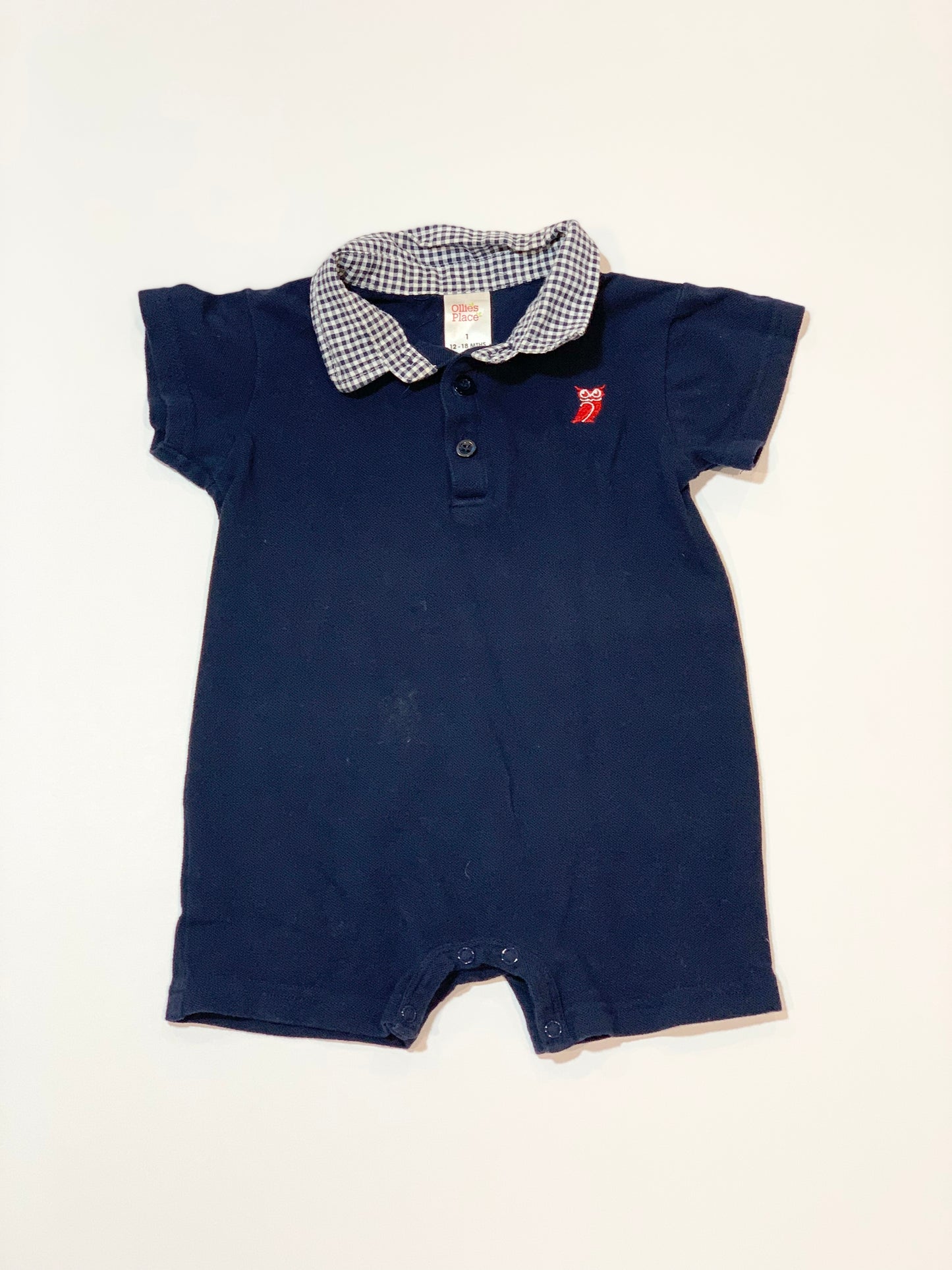 Navy romper - Size 1