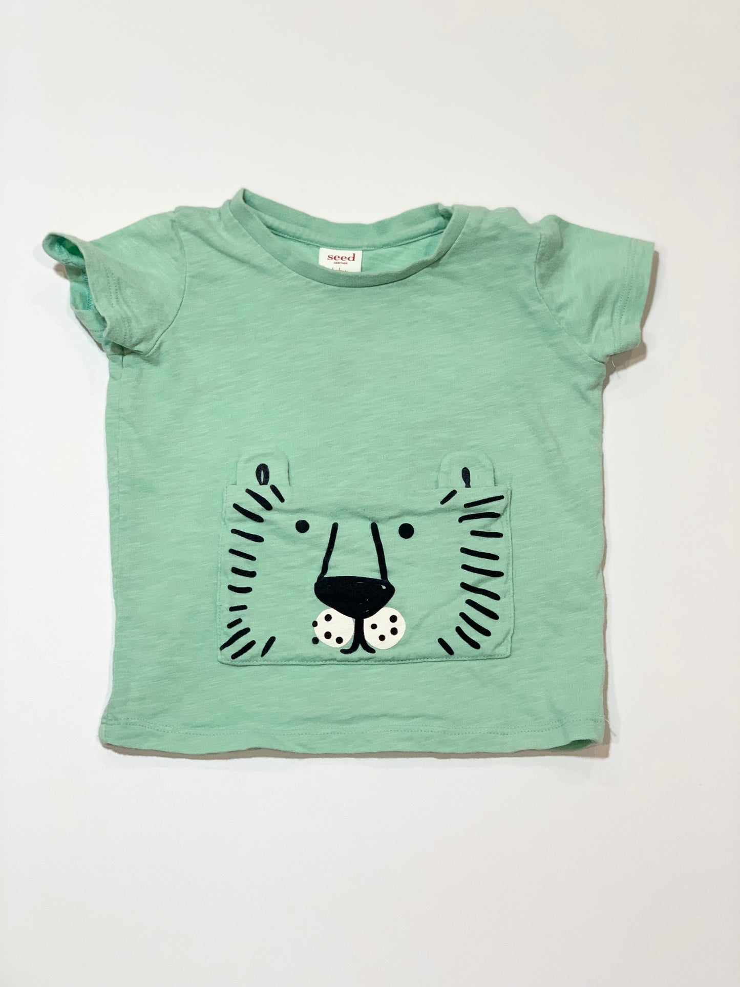 Green tiger tee - Size 1