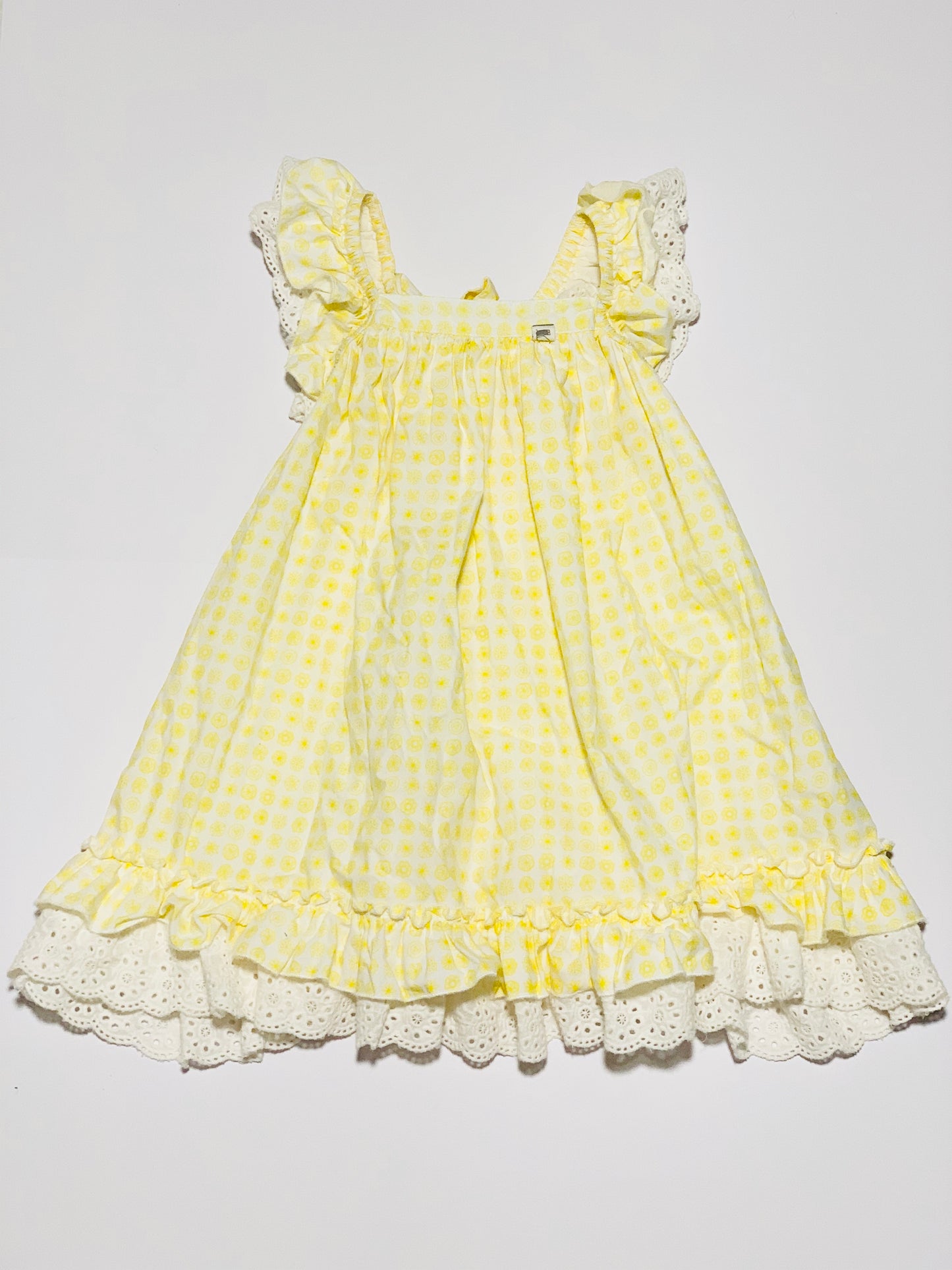 Yellow spot dress - Size 2