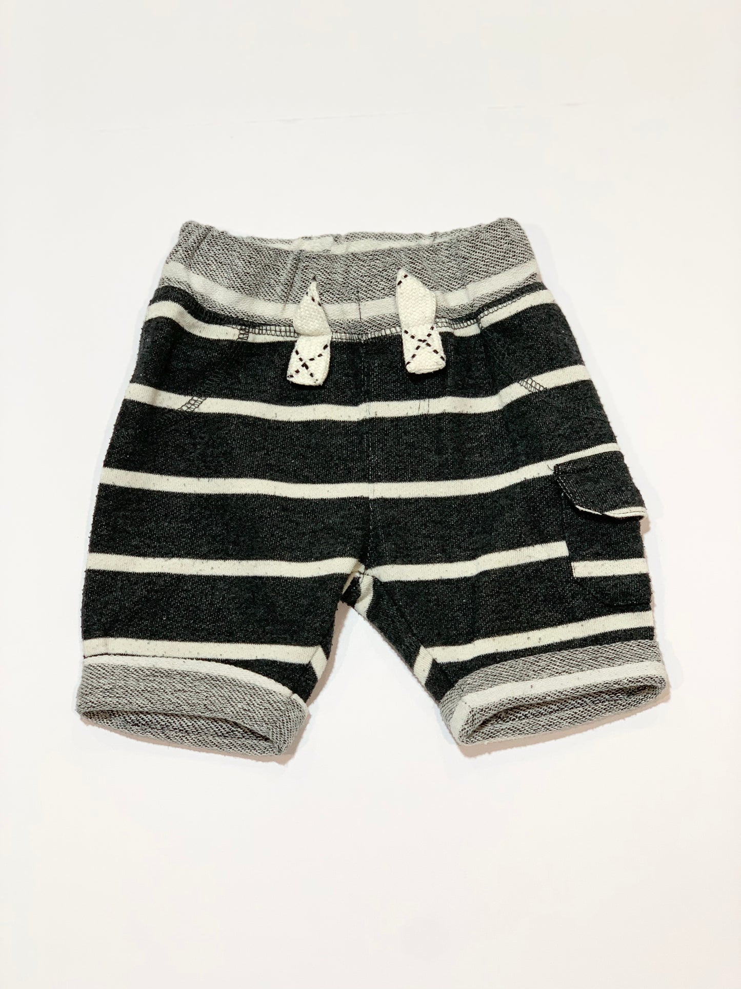 Striped sweat shorts - Size 0