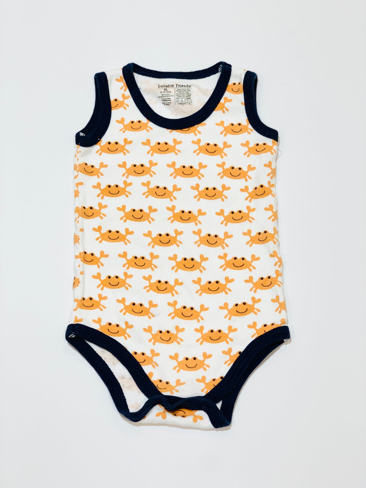 Crabs bodysuit - Size 9-12 months