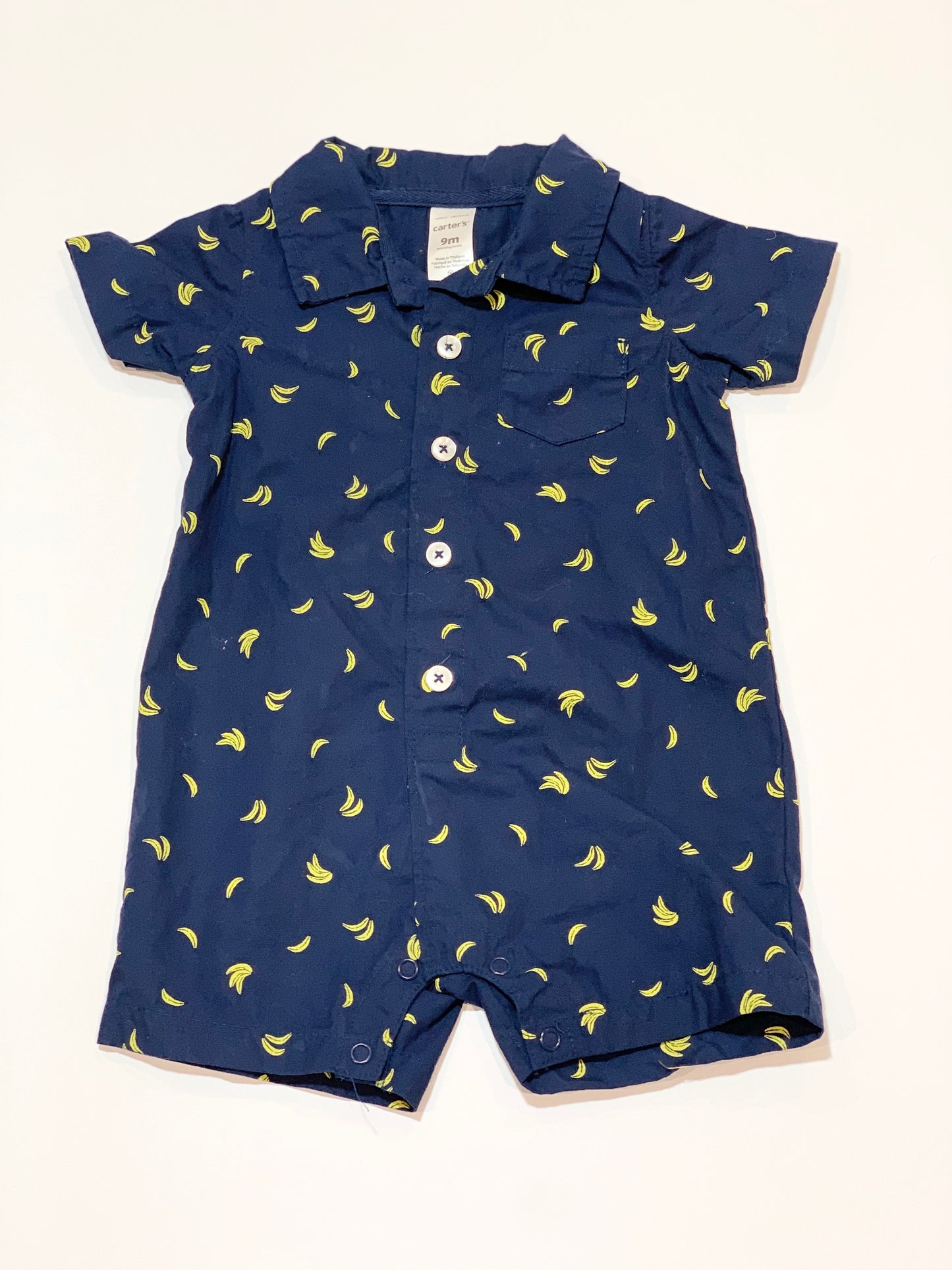 Bananas romper - Size 9 months