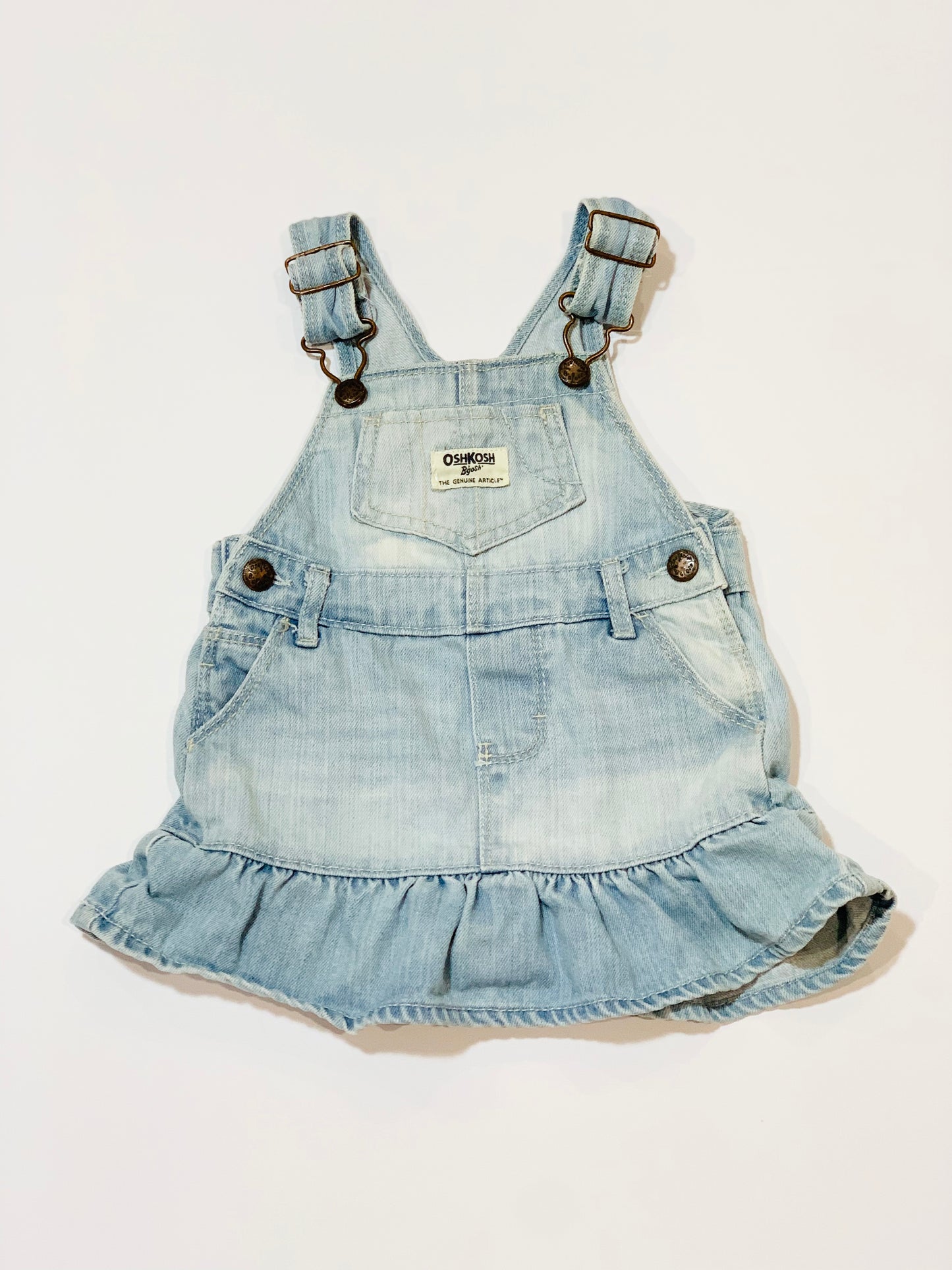 Denim pinafore - Size 0