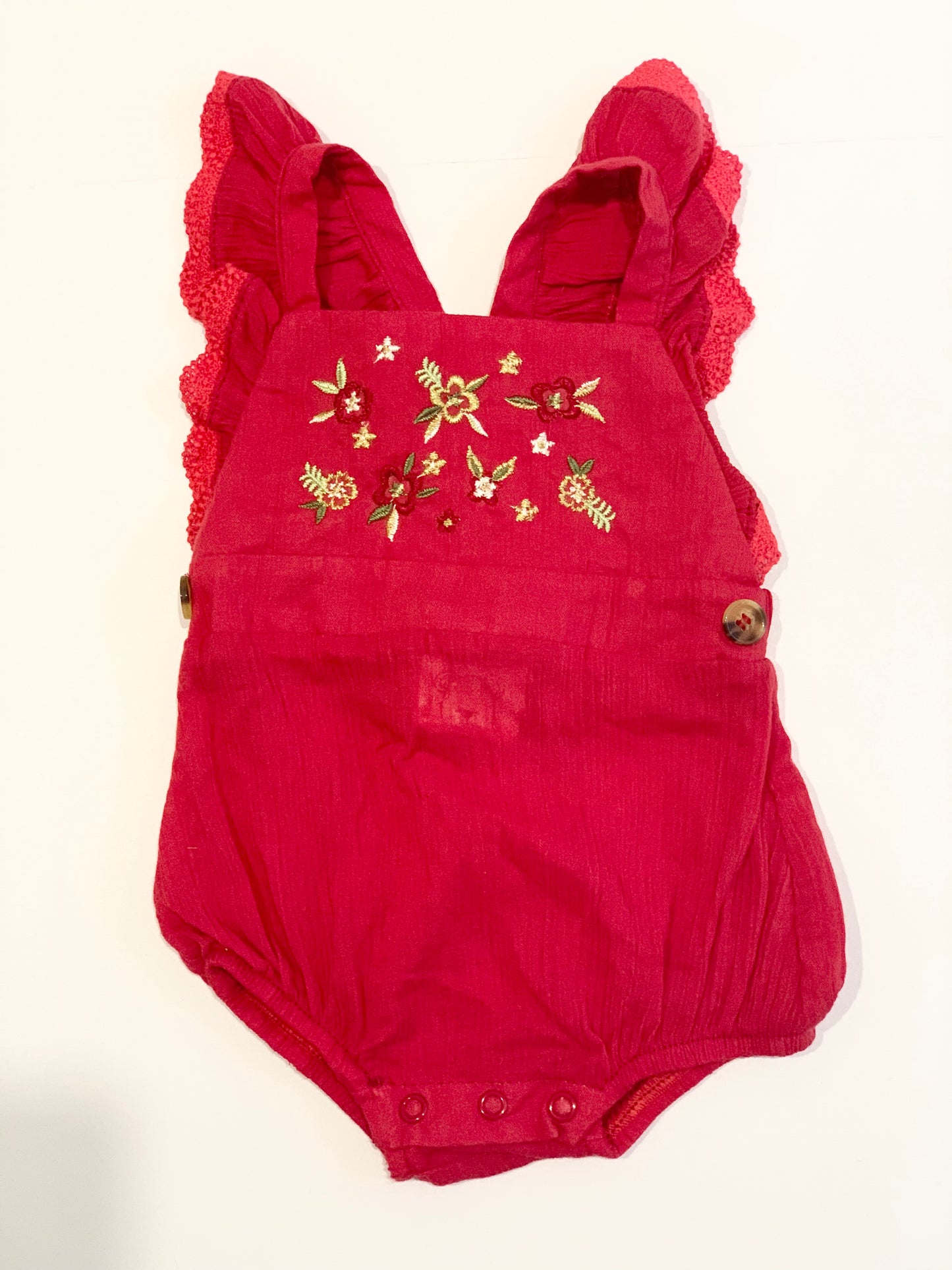 Embroidered romper - Size 000