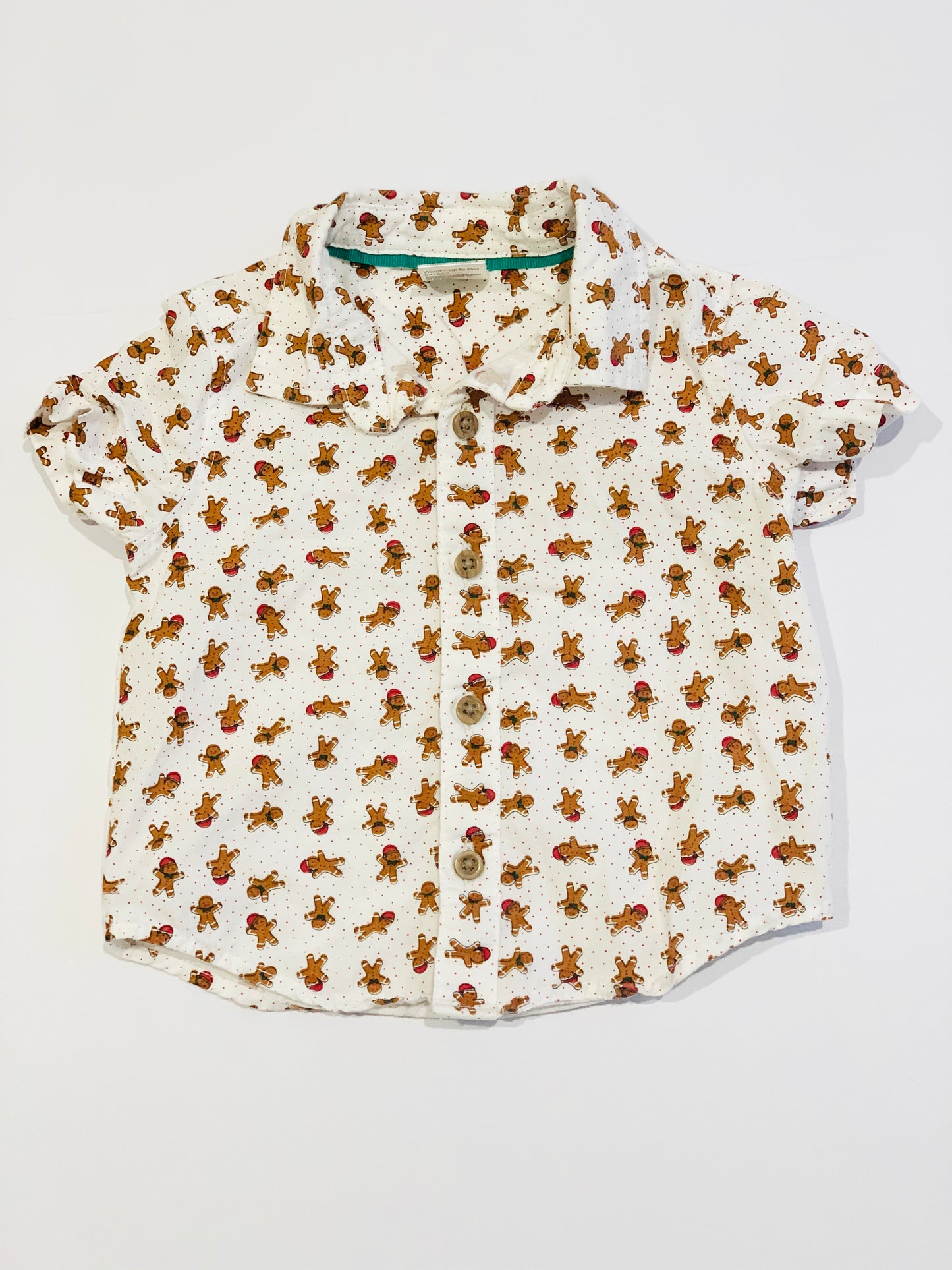 Gingerbrad man shirt - Size 000