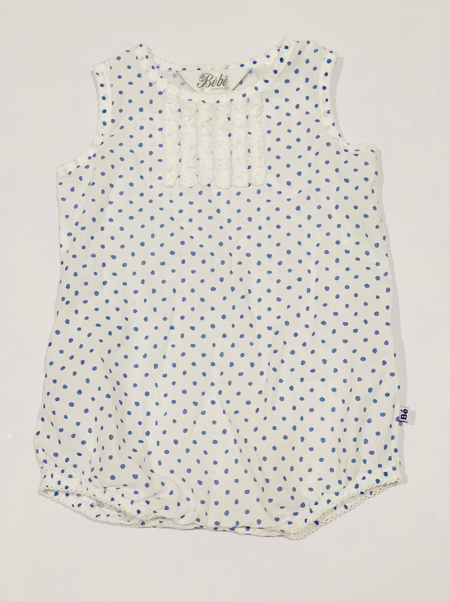 Blue spot romper - Size 0