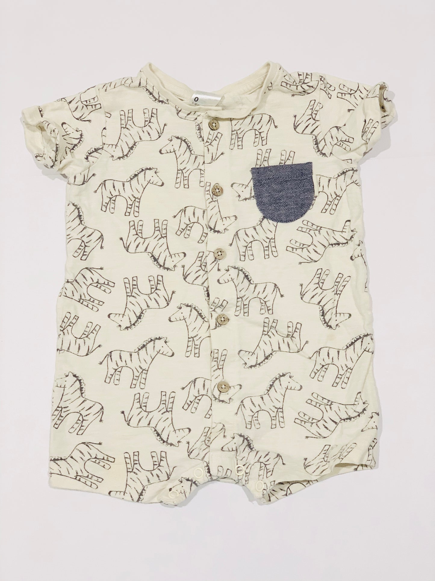 Zebras romper - Size 0