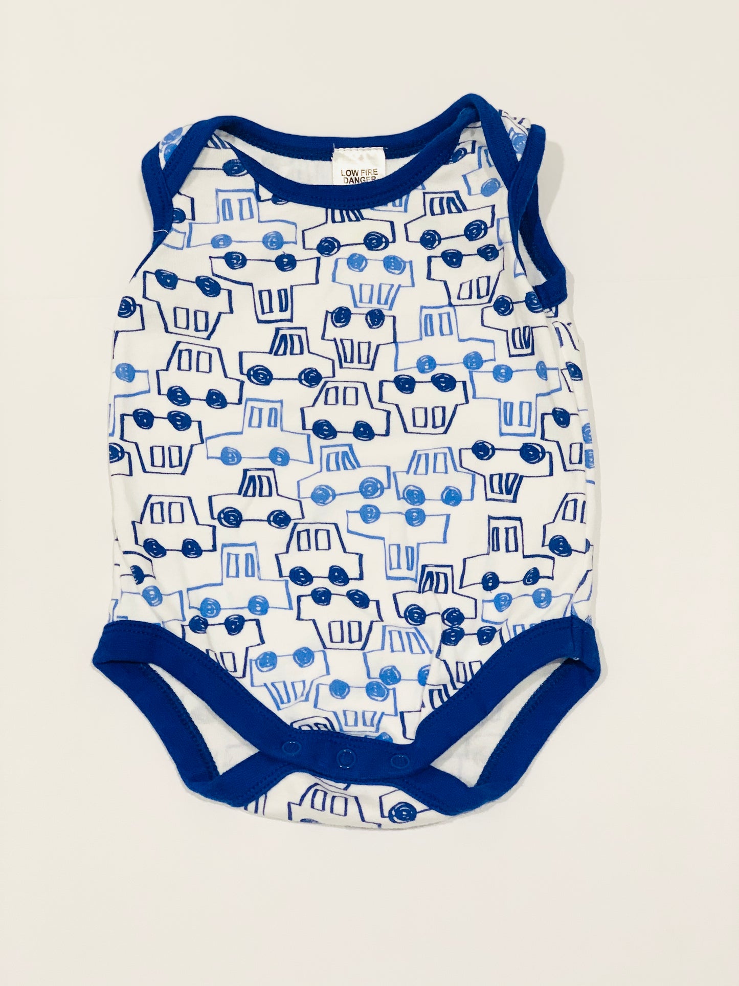 Blue cars bodysuit - Size 0