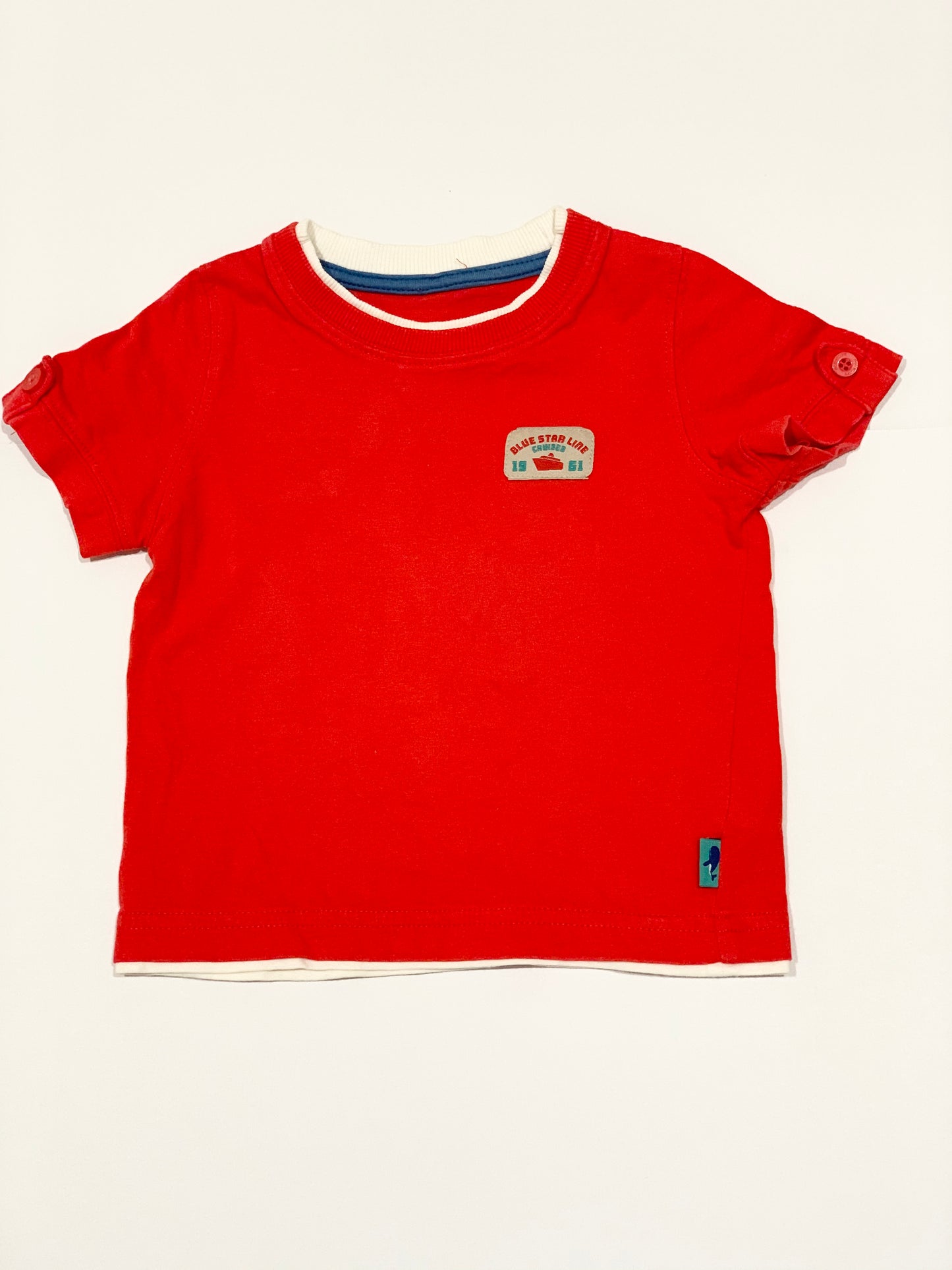 Red tee - Size 9-12 months