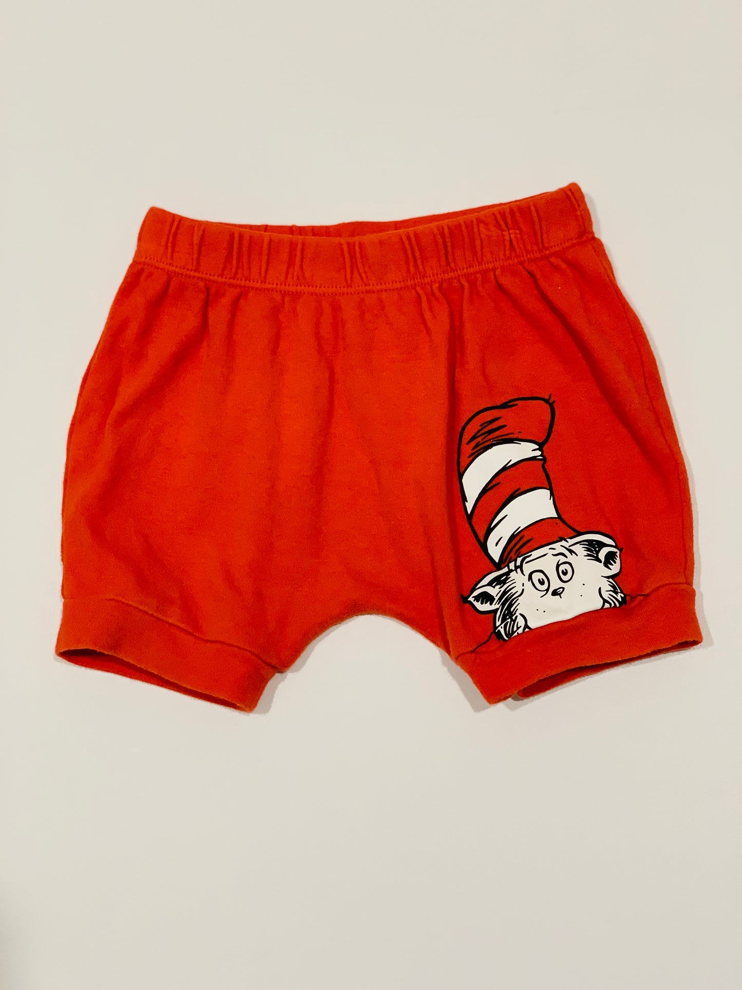 Cat in the Hat shorts - Size 0