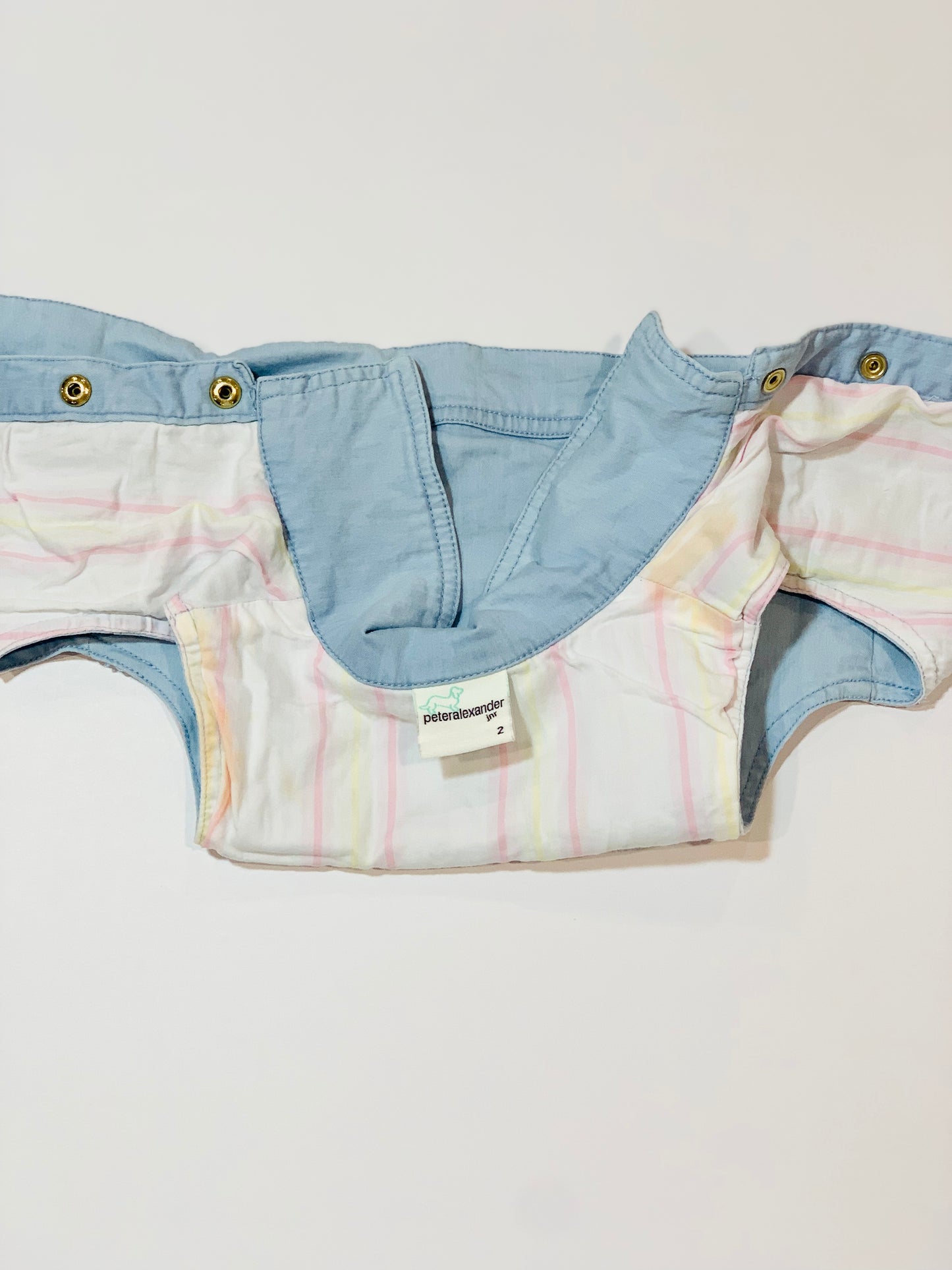 Blue button vest - Size 2