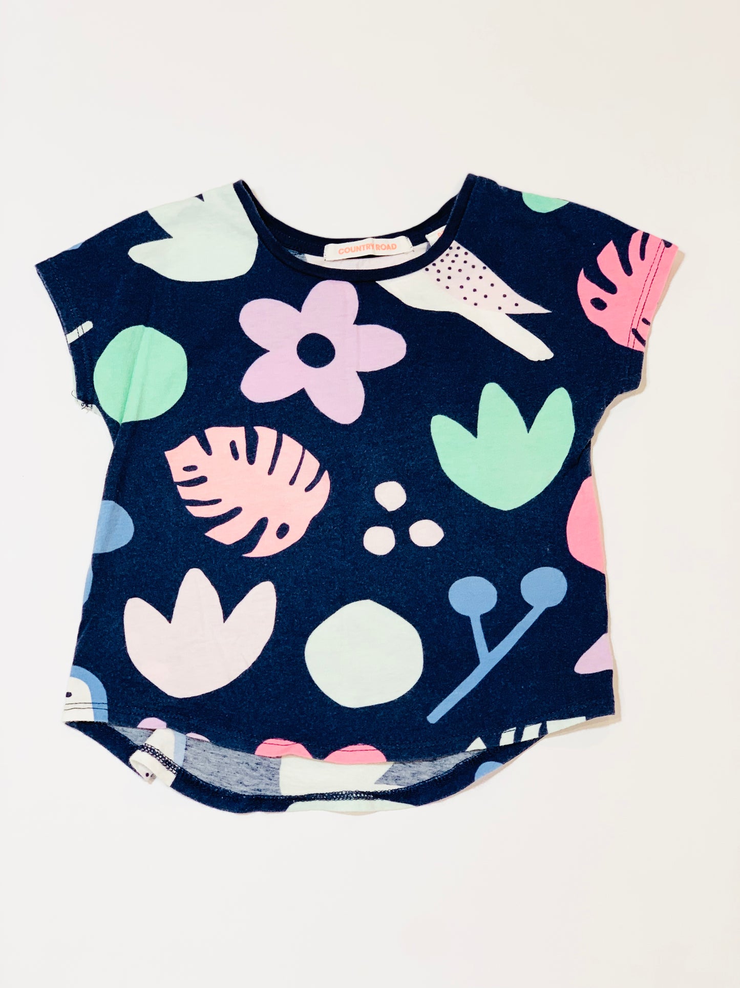 Navy tee - Size 2