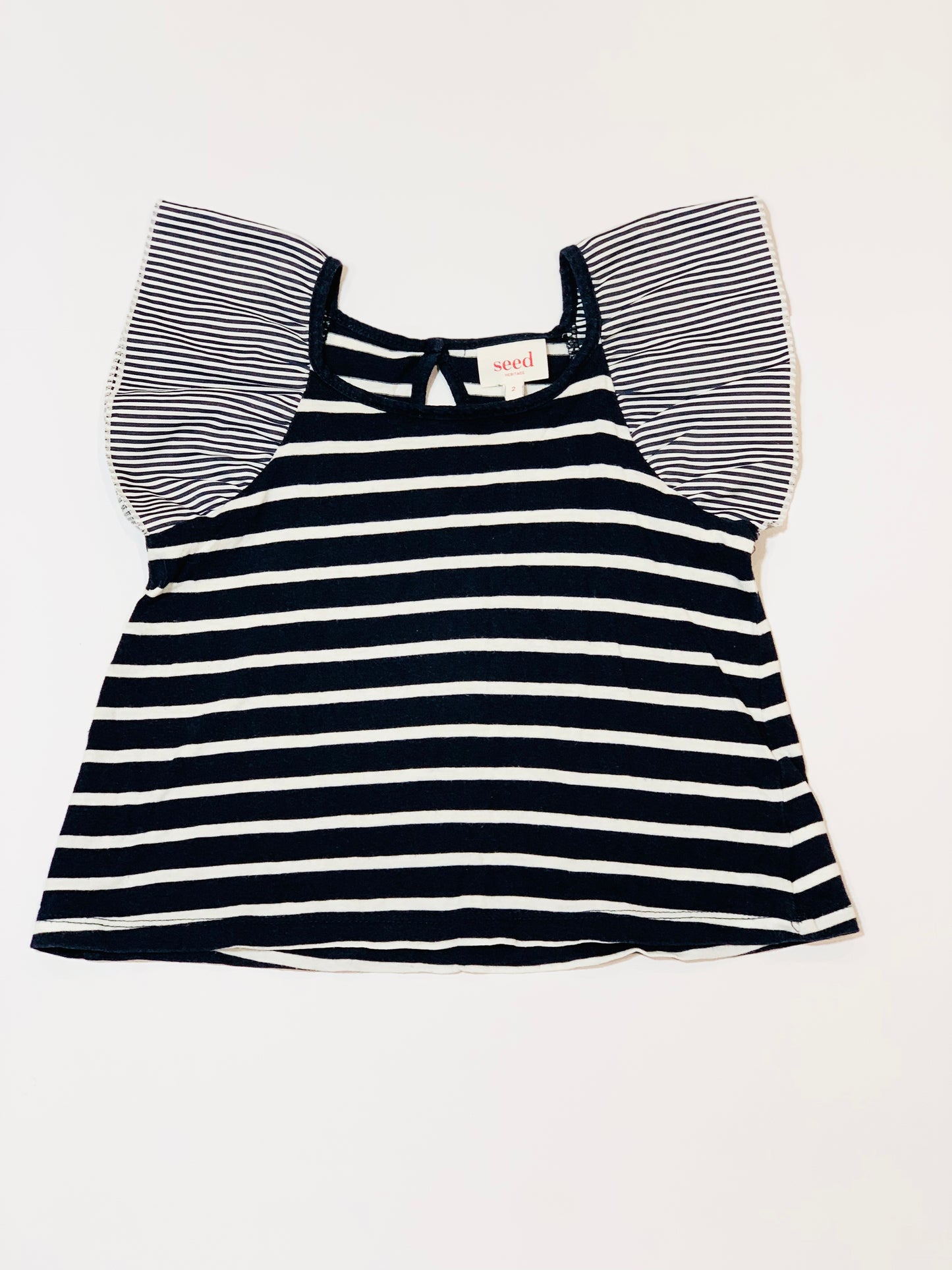 Flutter sleeve tee - Size 2