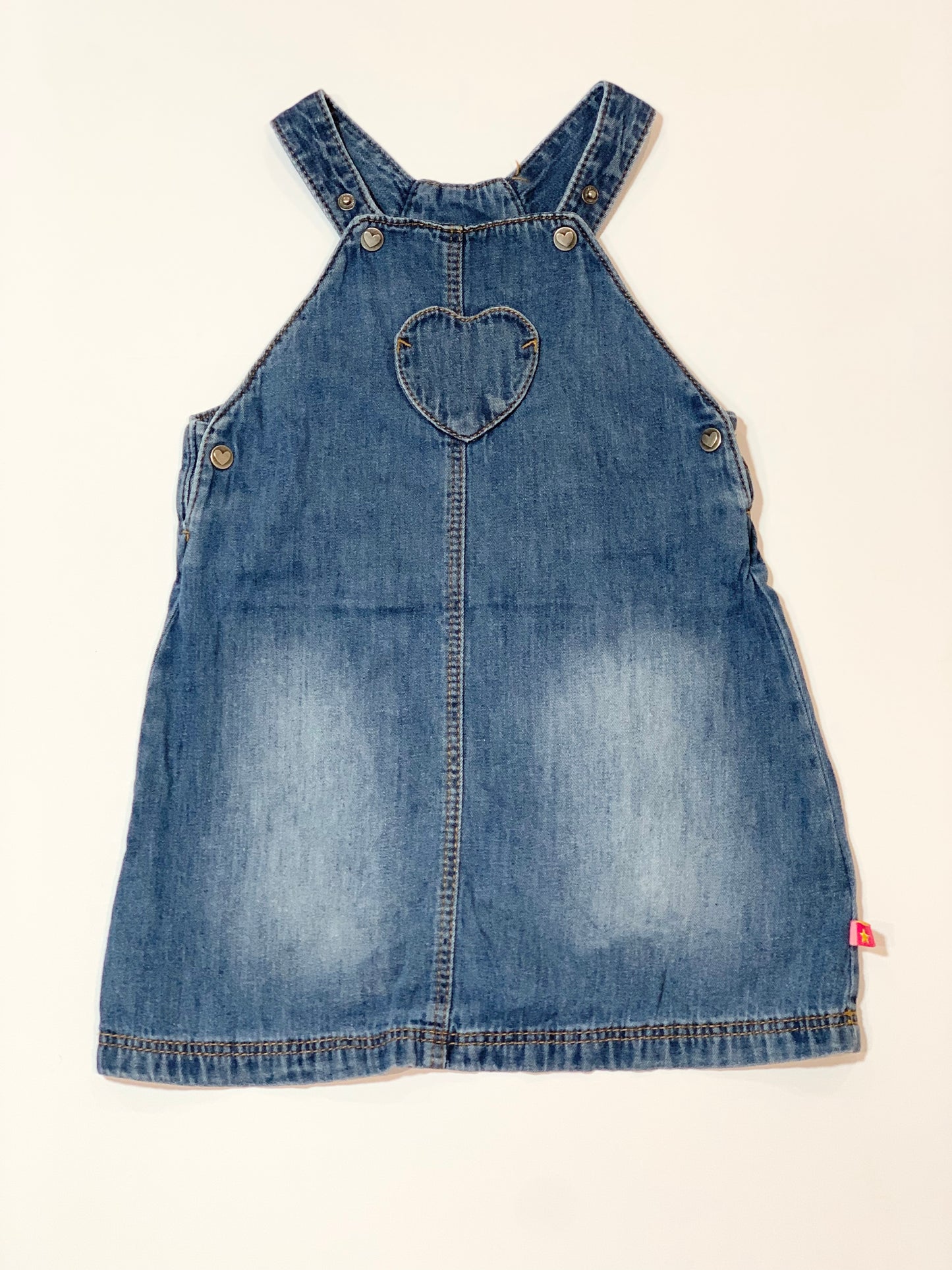 Soft denim pinafore - Size 2