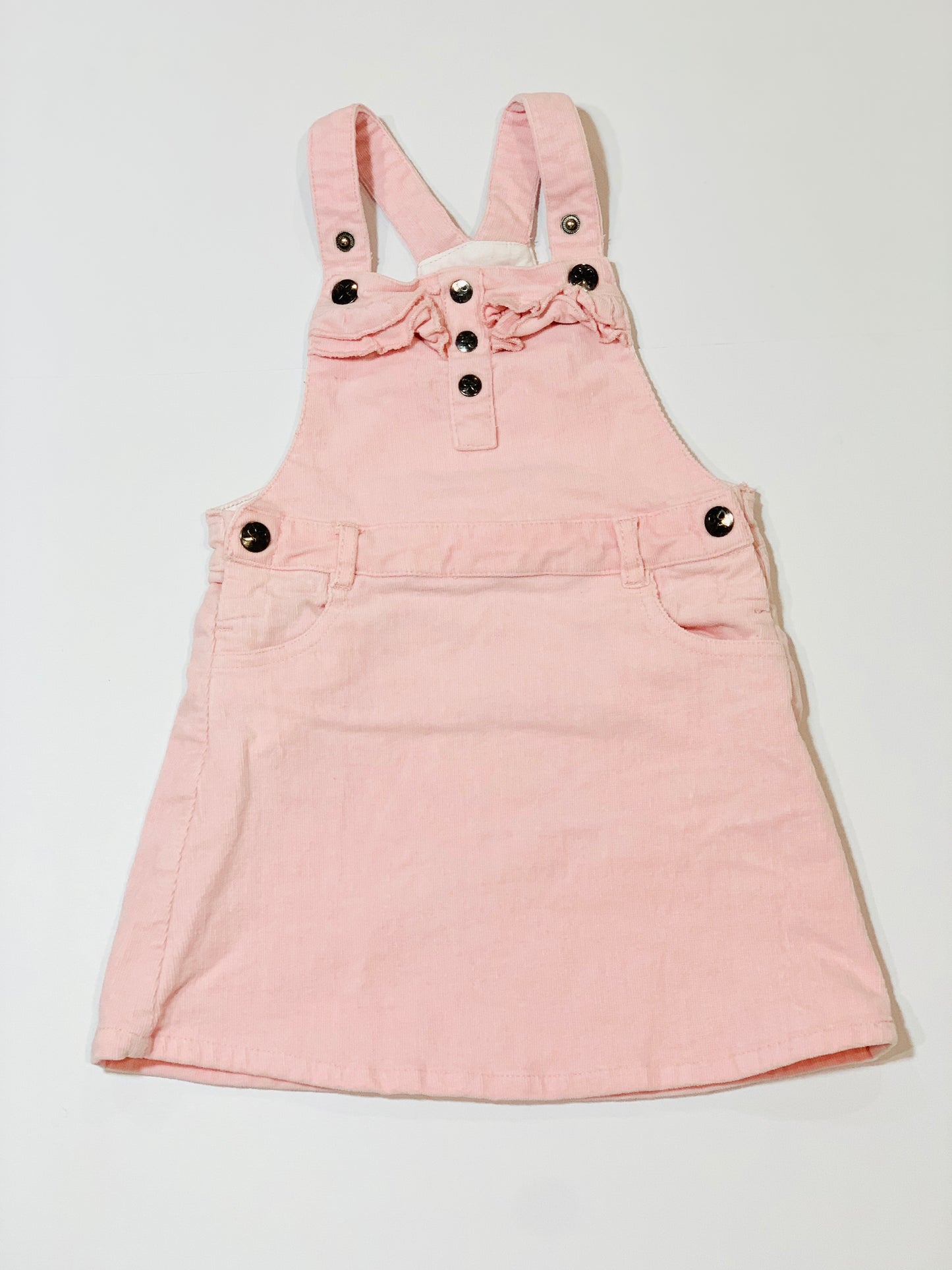 Corduroy pinafore - Size 2