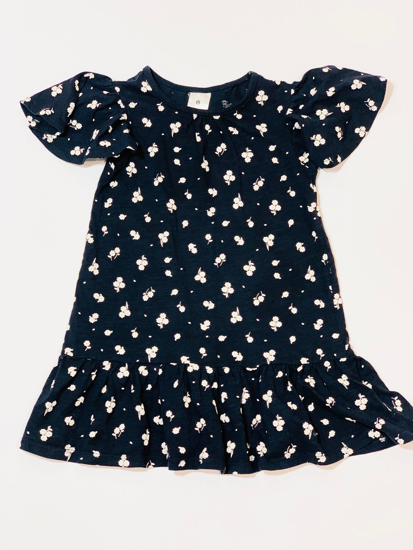 Navy jersey dress - Size 2