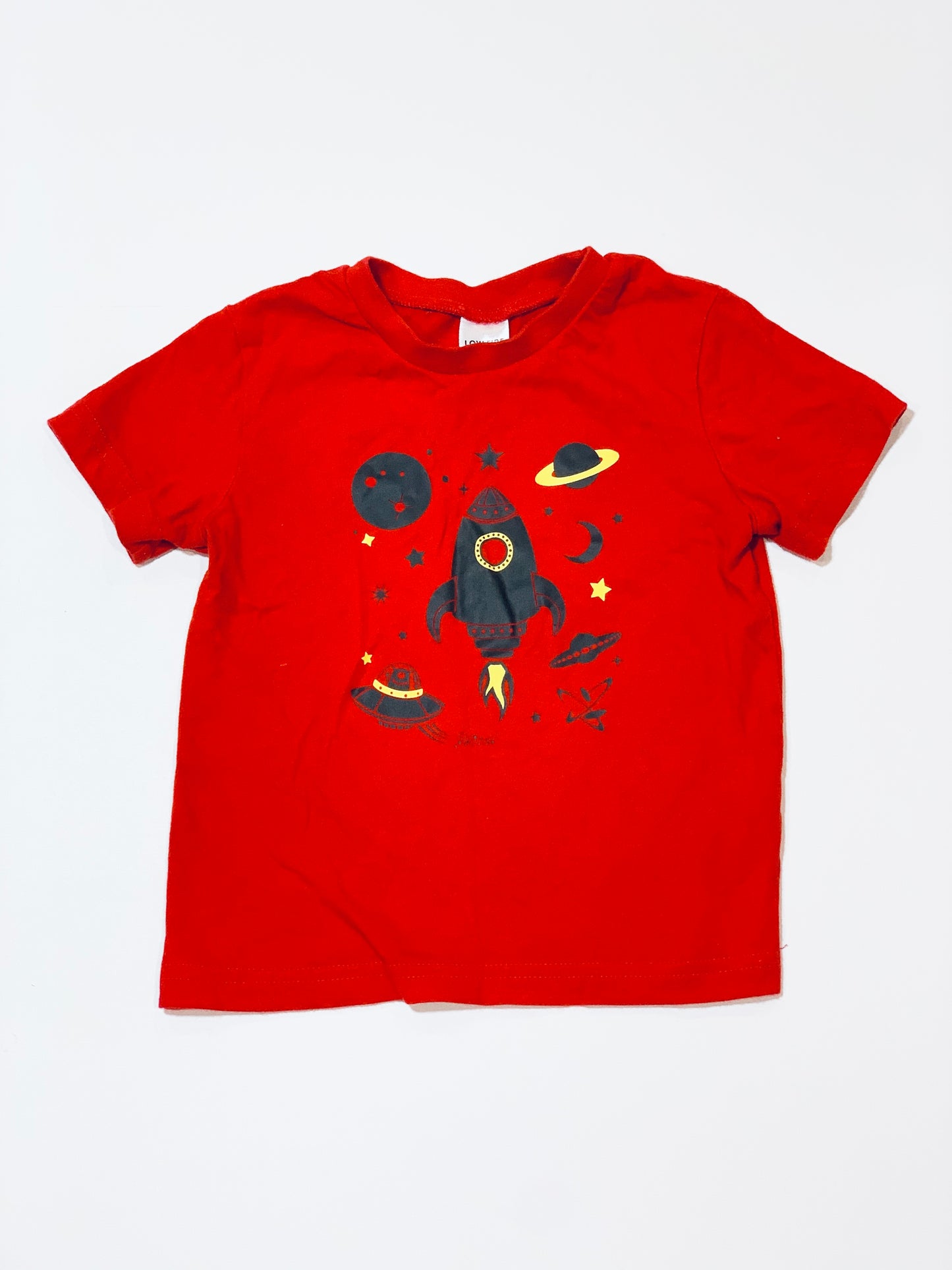 Red rocket tee - Size 3