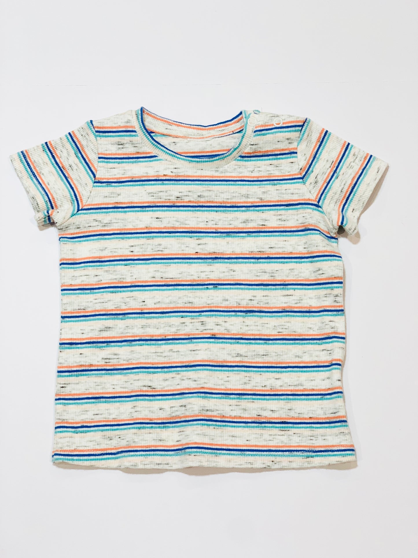 Ribbed striped tee - Size 2