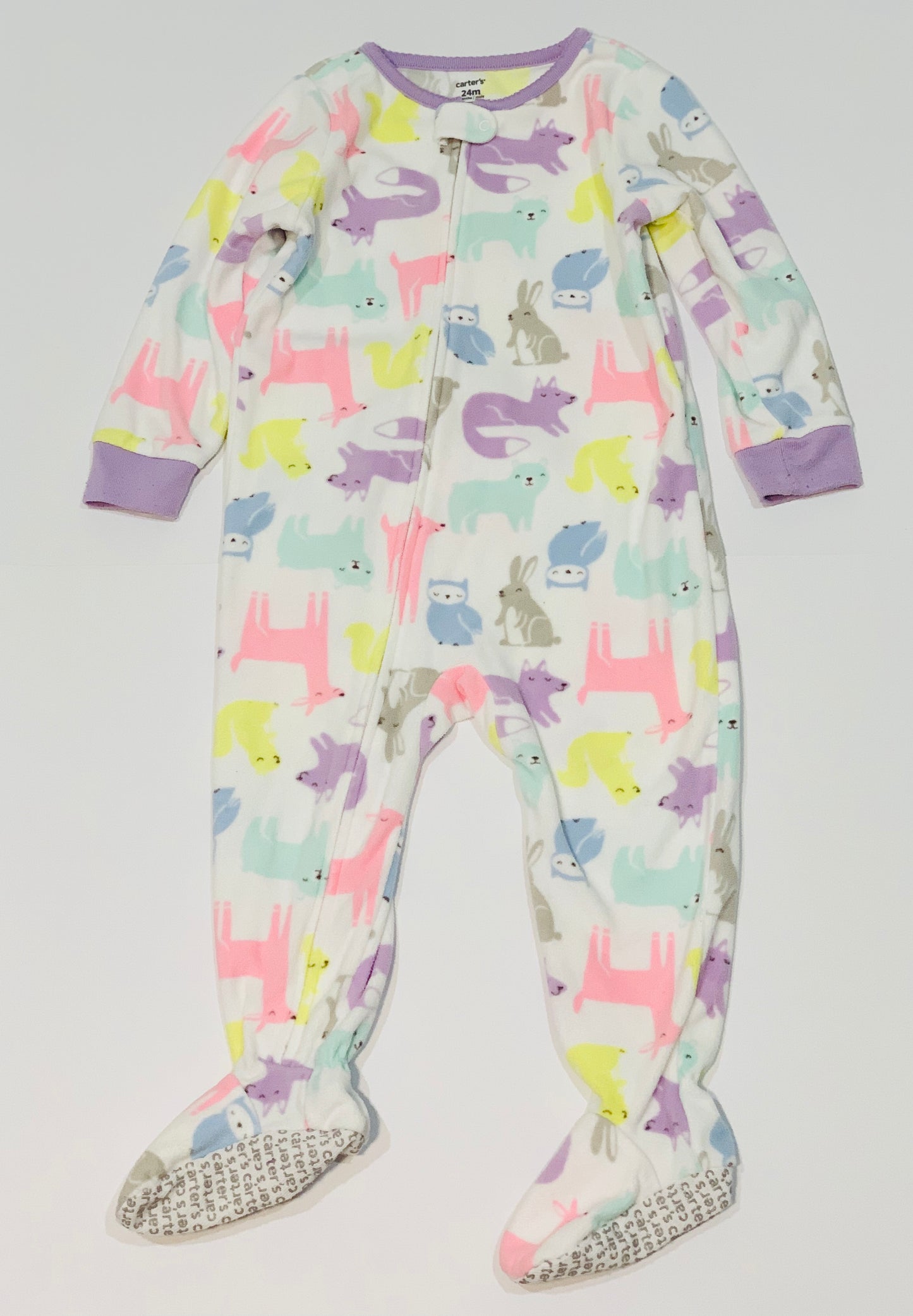 Animals fleece onesie - Size 2
